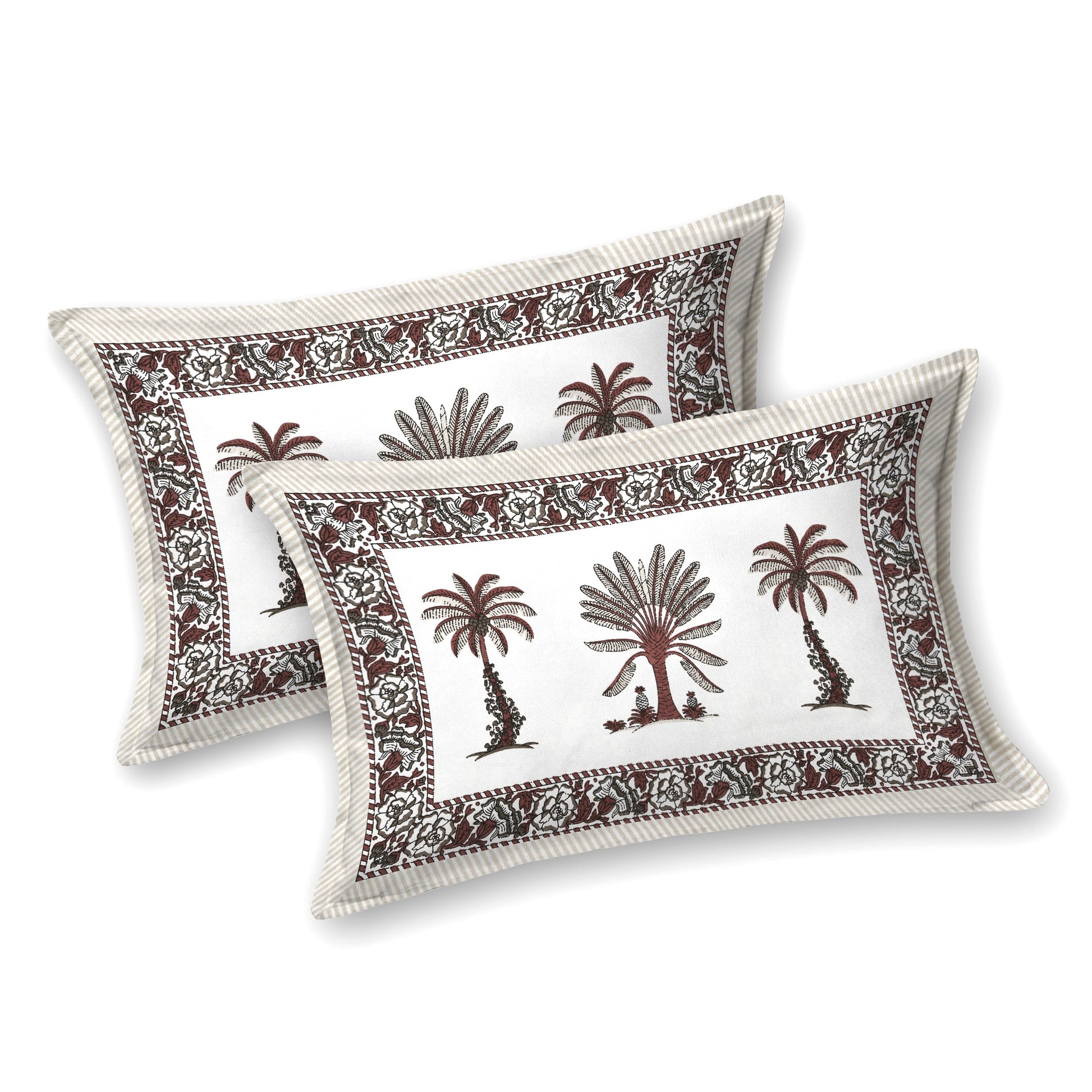 Rajasthan Royal Super Fine Cotton Block Print King Size Bedsheet