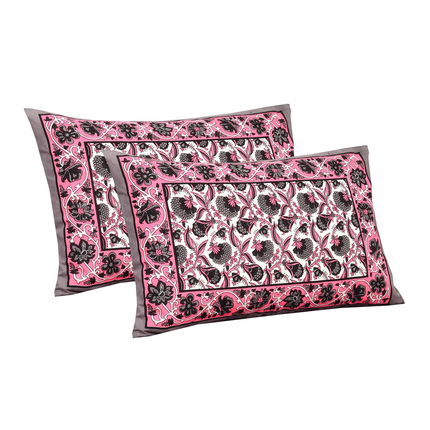 Rajasthan Royal Super Fine Cotton Block Print King Size Bedsheet