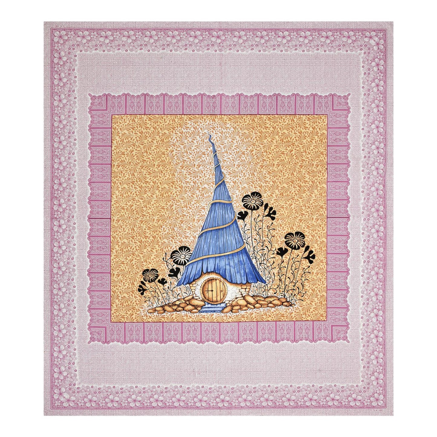 Rajasthan Royal Super Fine Cotton Block Print King Size Bedsheet
