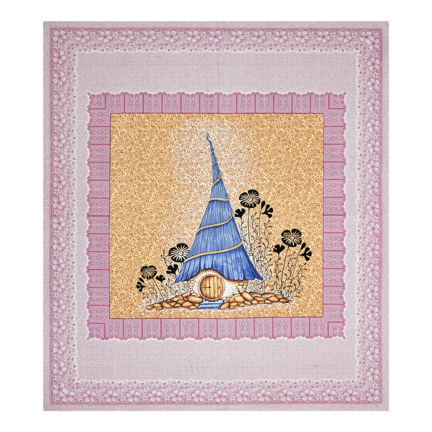 Rajasthan Royal Super Fine Cotton Block Print King Size Bedsheet