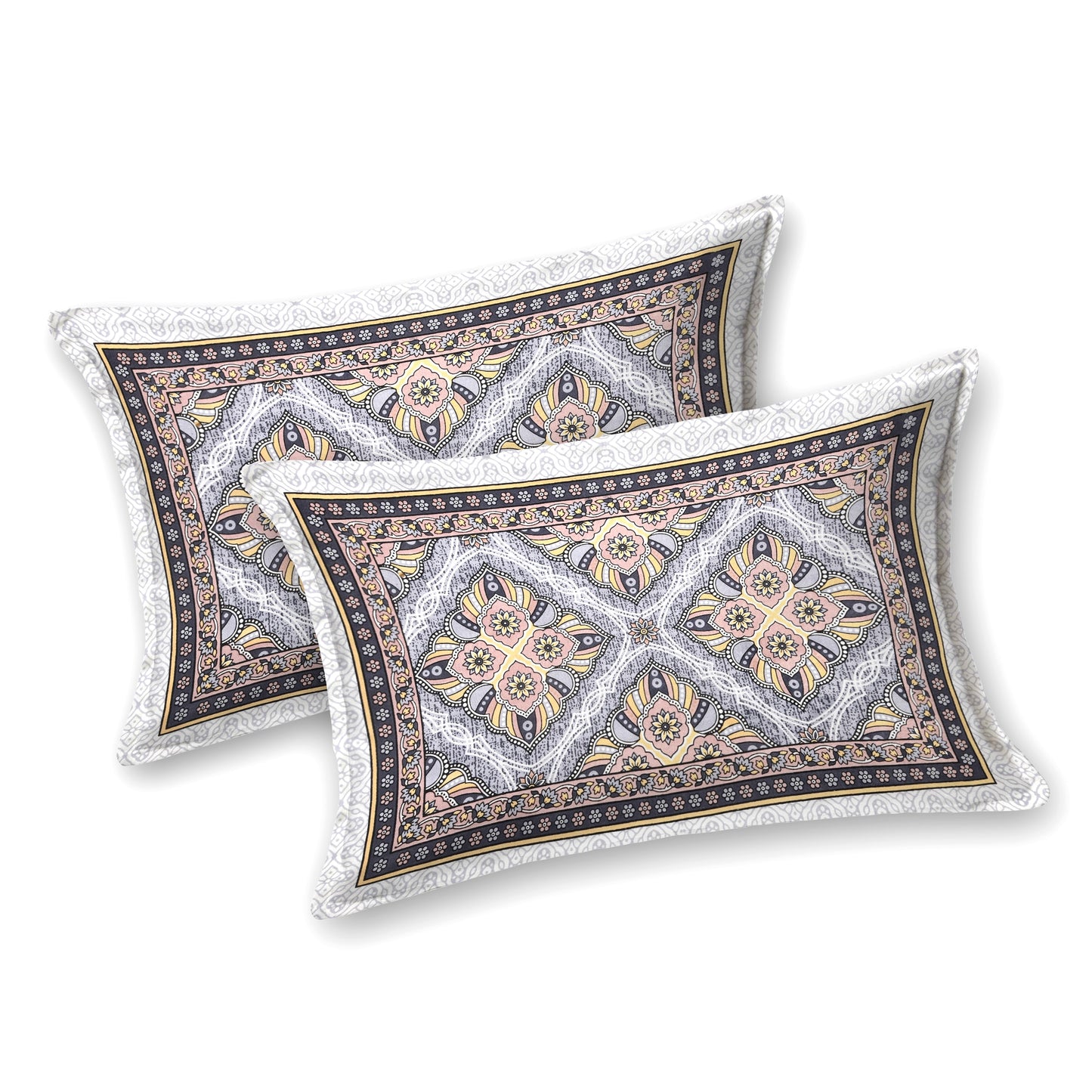 Rajasthan Royal Super Fine Cotton Block Print King Size Bedsheet