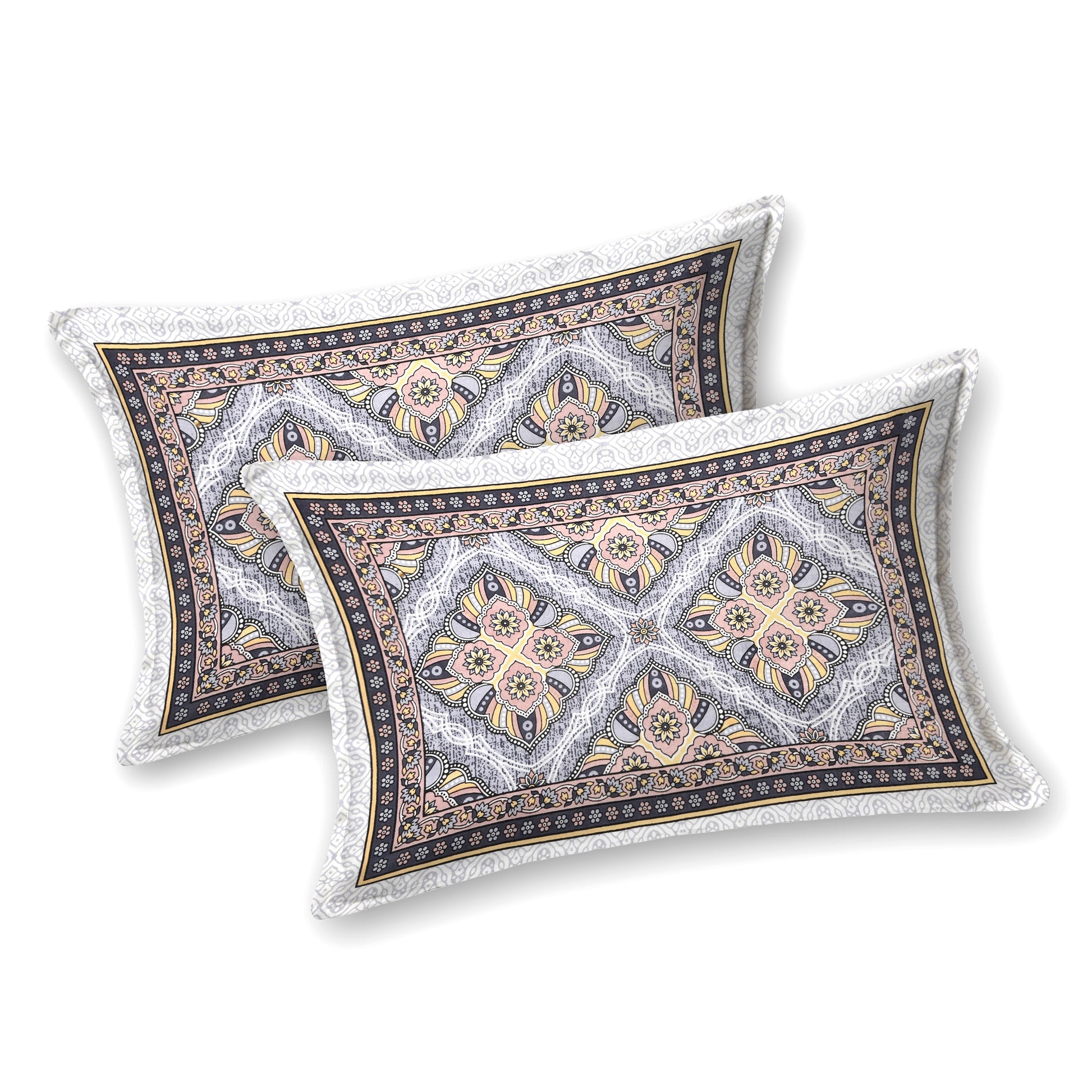 Rajasthan Royal Super Fine Cotton Block Print King Size Bedsheet