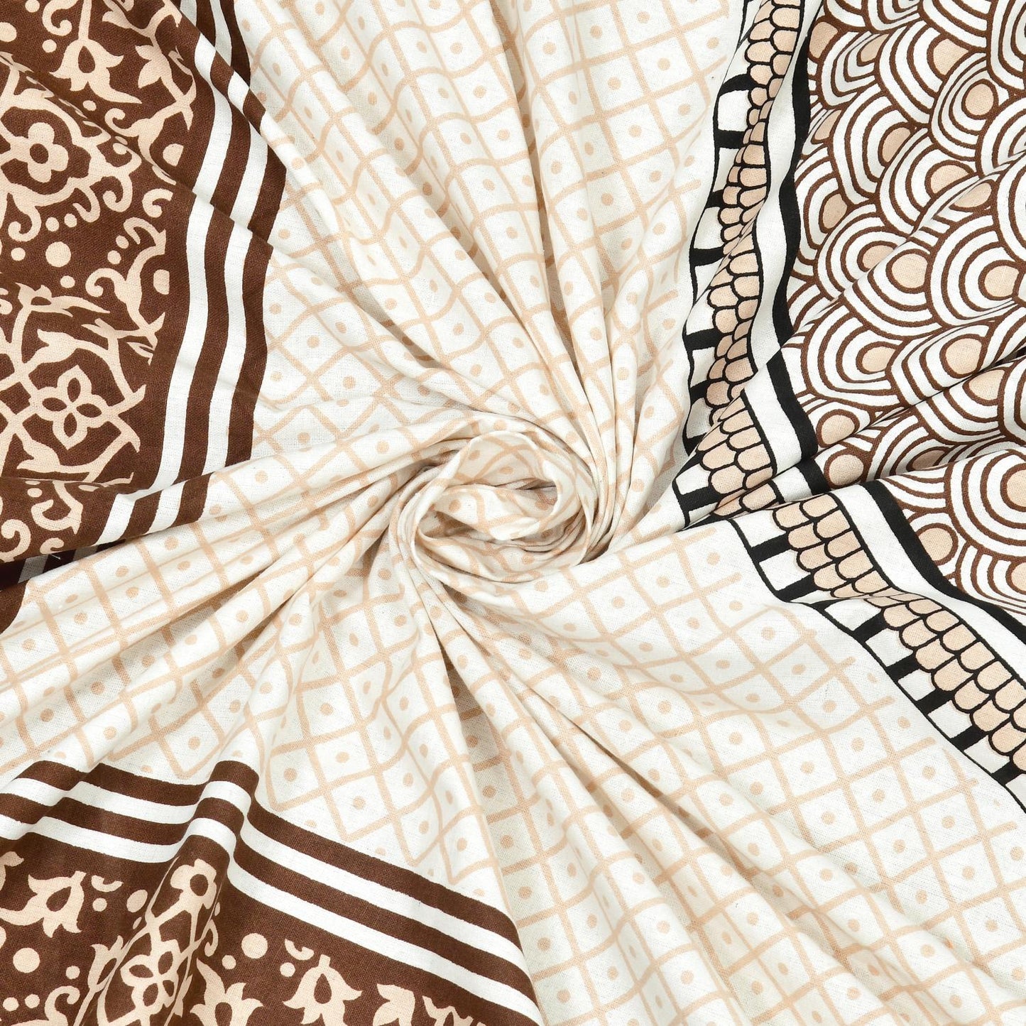 Rajasthan Royal Super Fine Cotton Block Print King Size Bedsheet