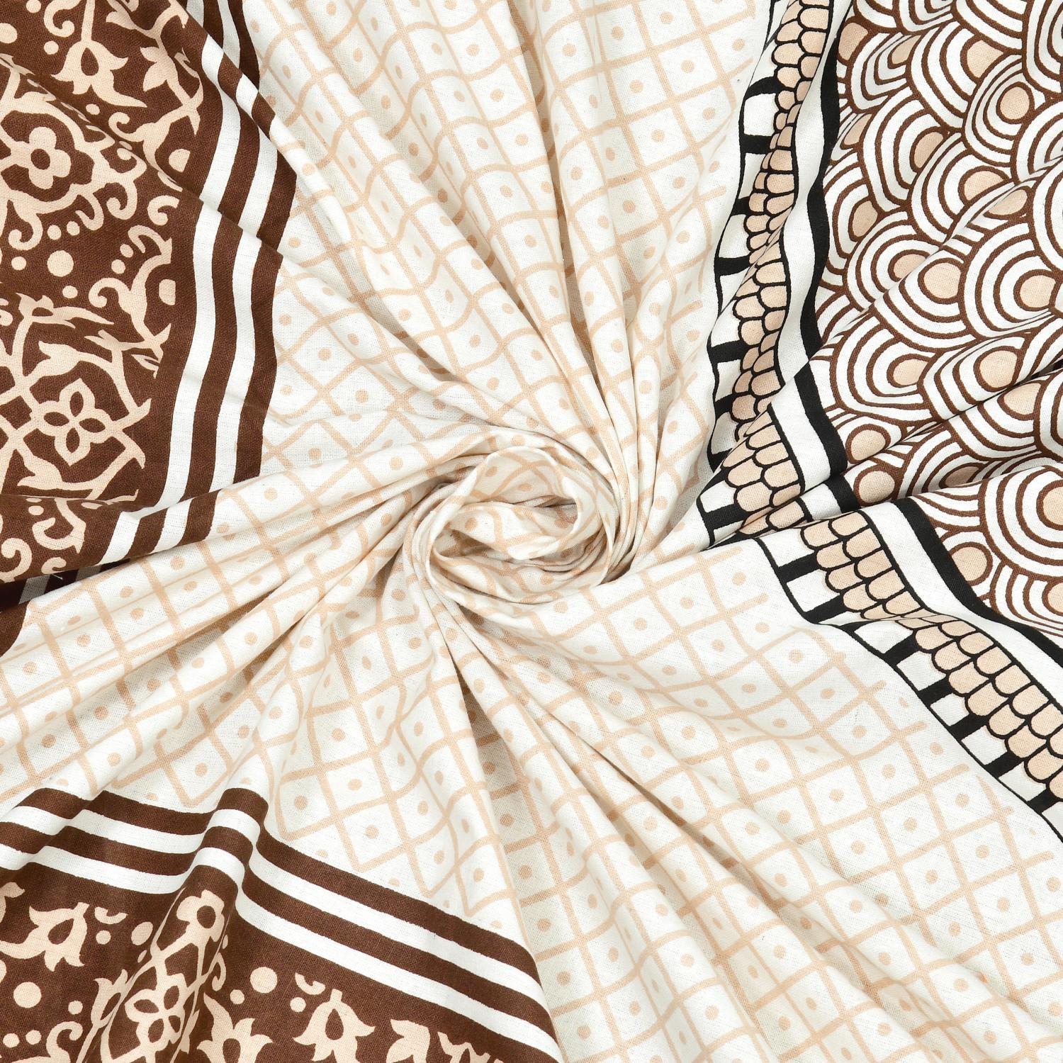 Rajasthan Royal Super Fine Cotton Block Print King Size Bedsheet