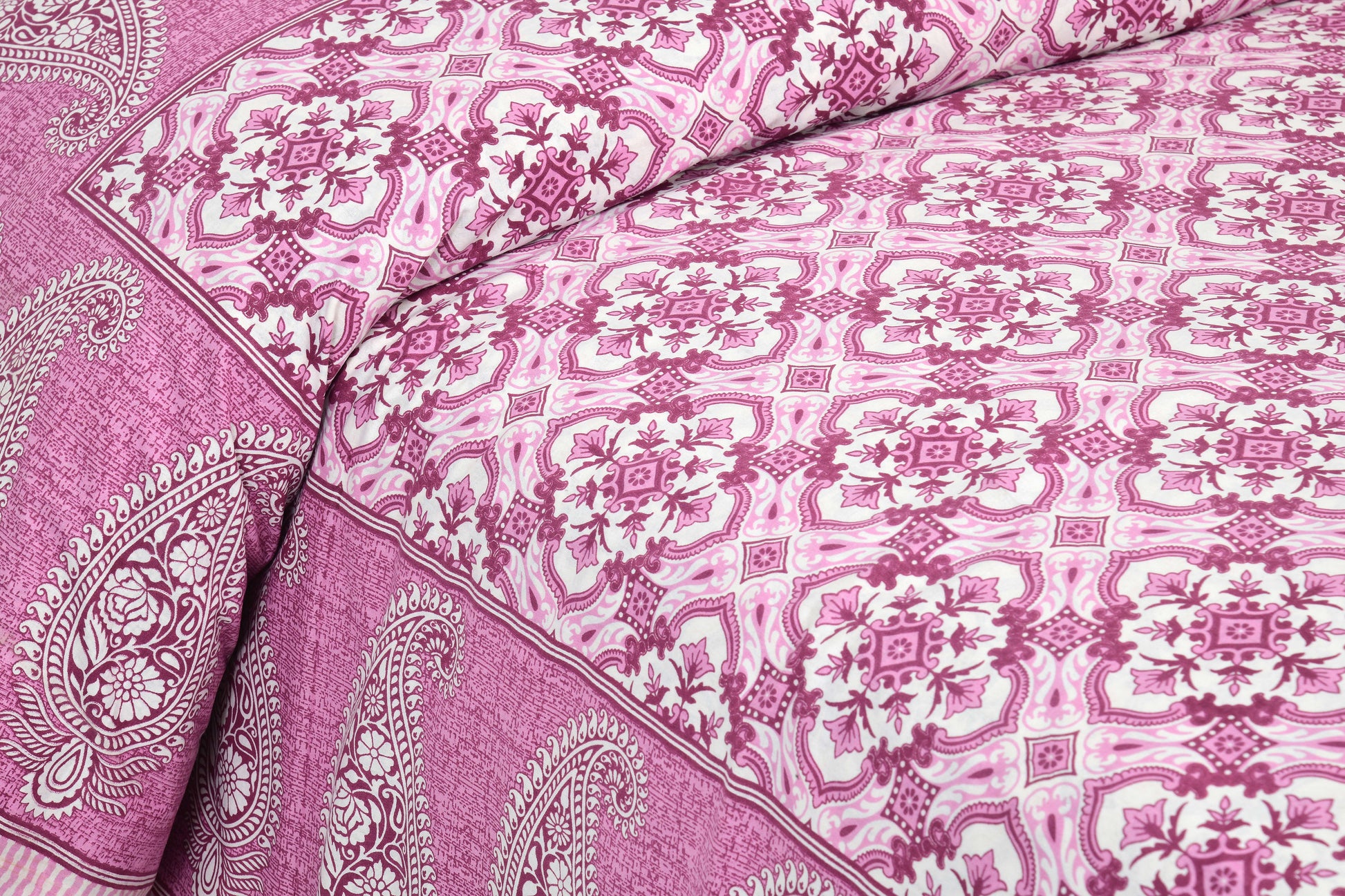 Rajasthan Royal Super Fine Cotton Block Print King Size Bedsheet