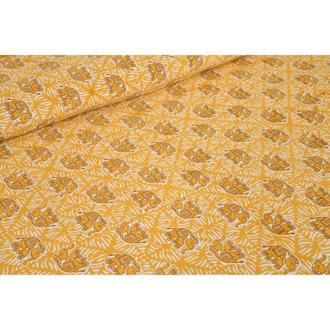Rajasthan Royal Super Fine Cotton Block Print King Size Bedsheet