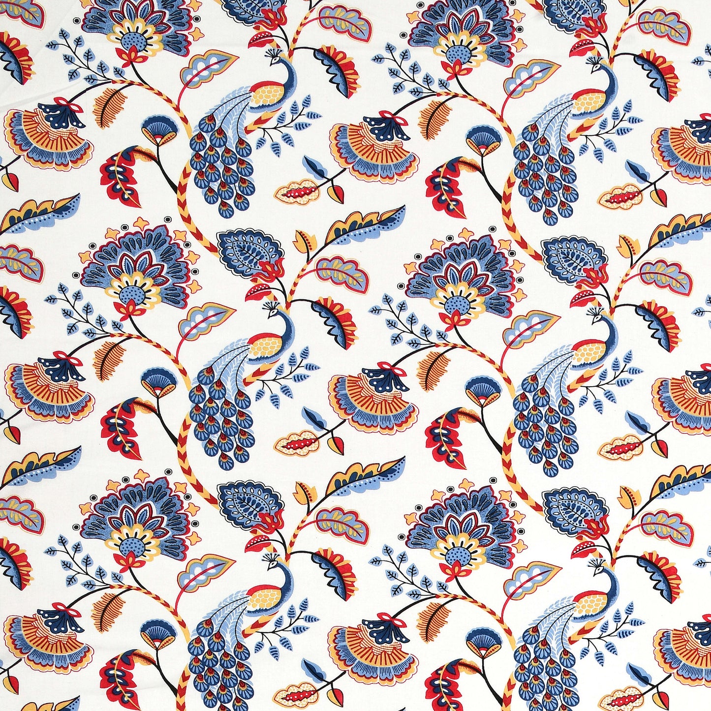 Rajasthan Royal Super Fine Cotton Block Print King Size Bedsheet