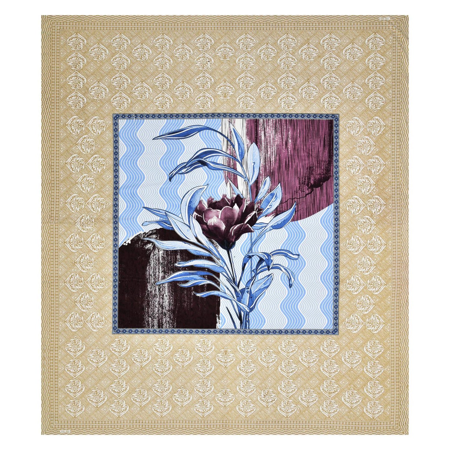 Rajasthan Royal Super Fine Cotton Block Print King Size Bedsheet