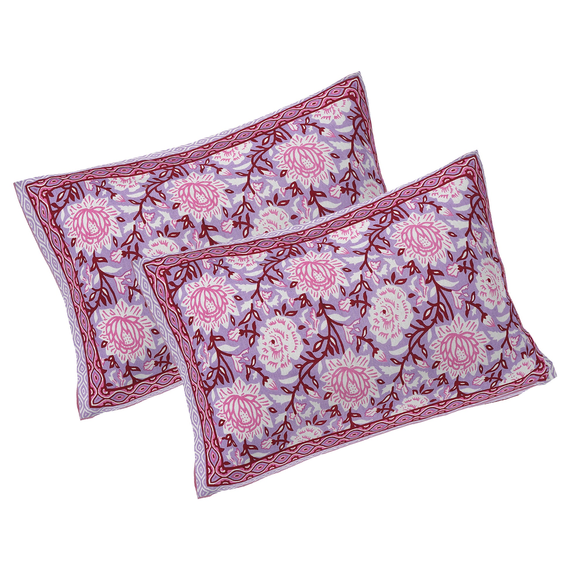 Rajasthan Royal Super Fine Cotton Block Print King Size Bedsheet