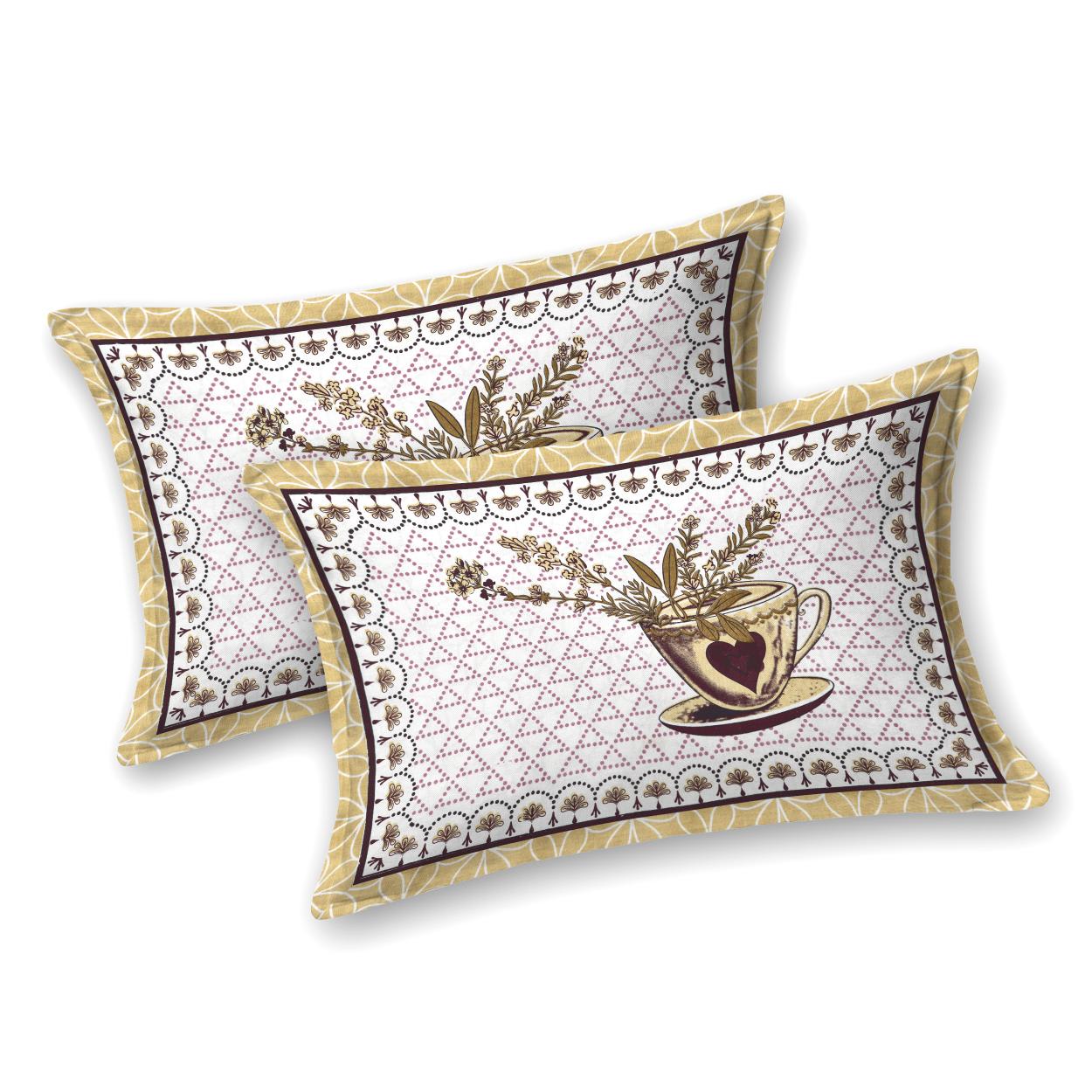 Rajasthan Royal Super Fine Cotton Block Print King Size Bedsheet