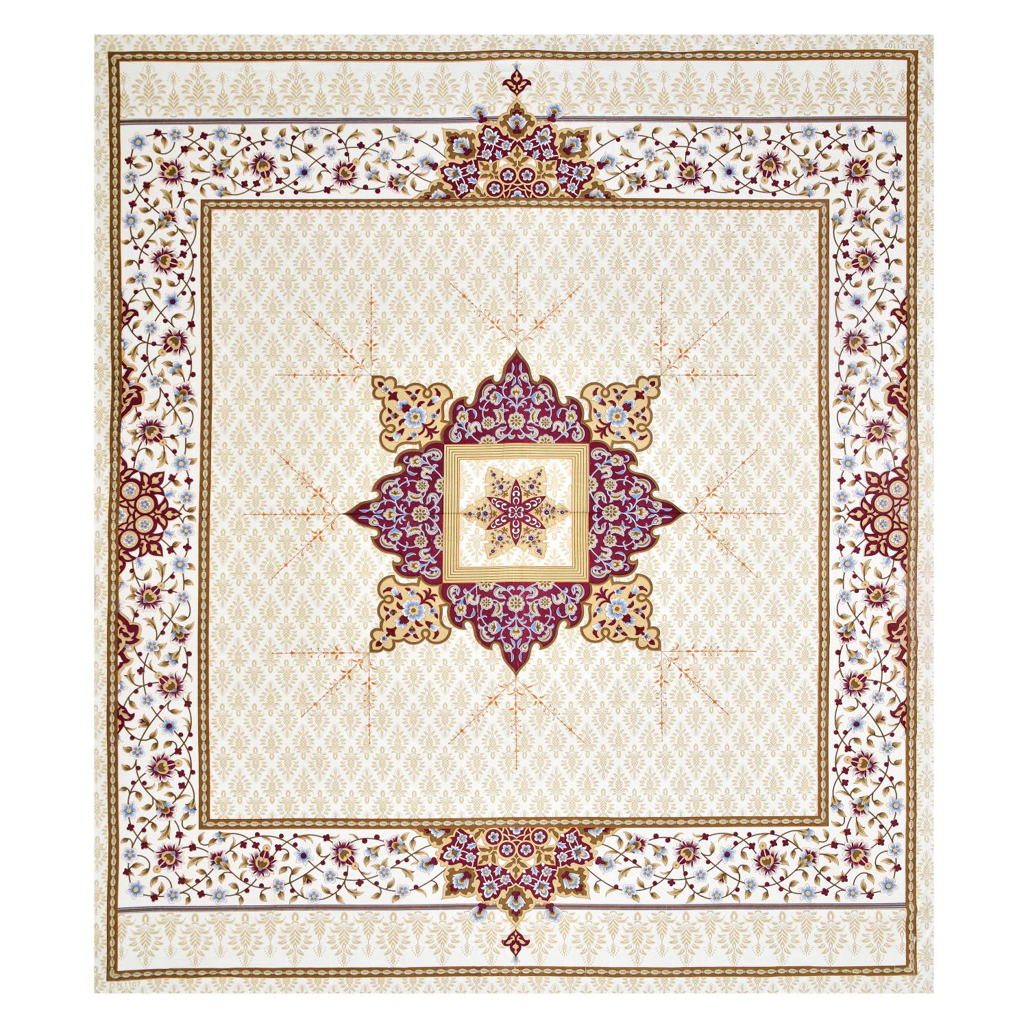 Rajasthan Royal Super Fine Cotton Block Print King Size Bedsheet
