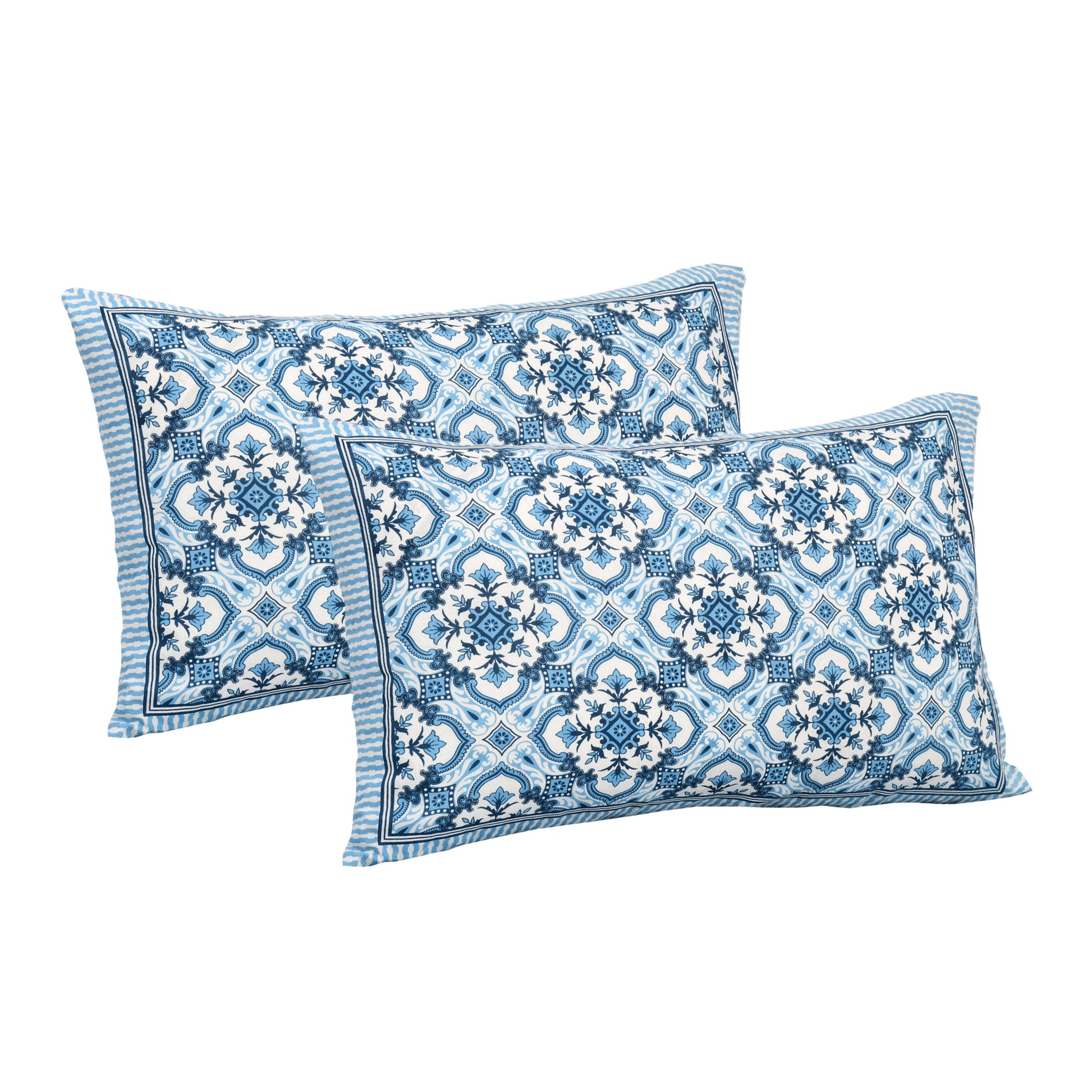 Rajasthan Royal Super Fine Cotton Block Print King Size Bedsheet