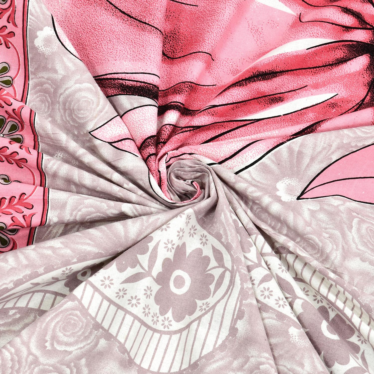 Rajasthan Royal Super Fine Cotton Block Print King Size Bedsheet