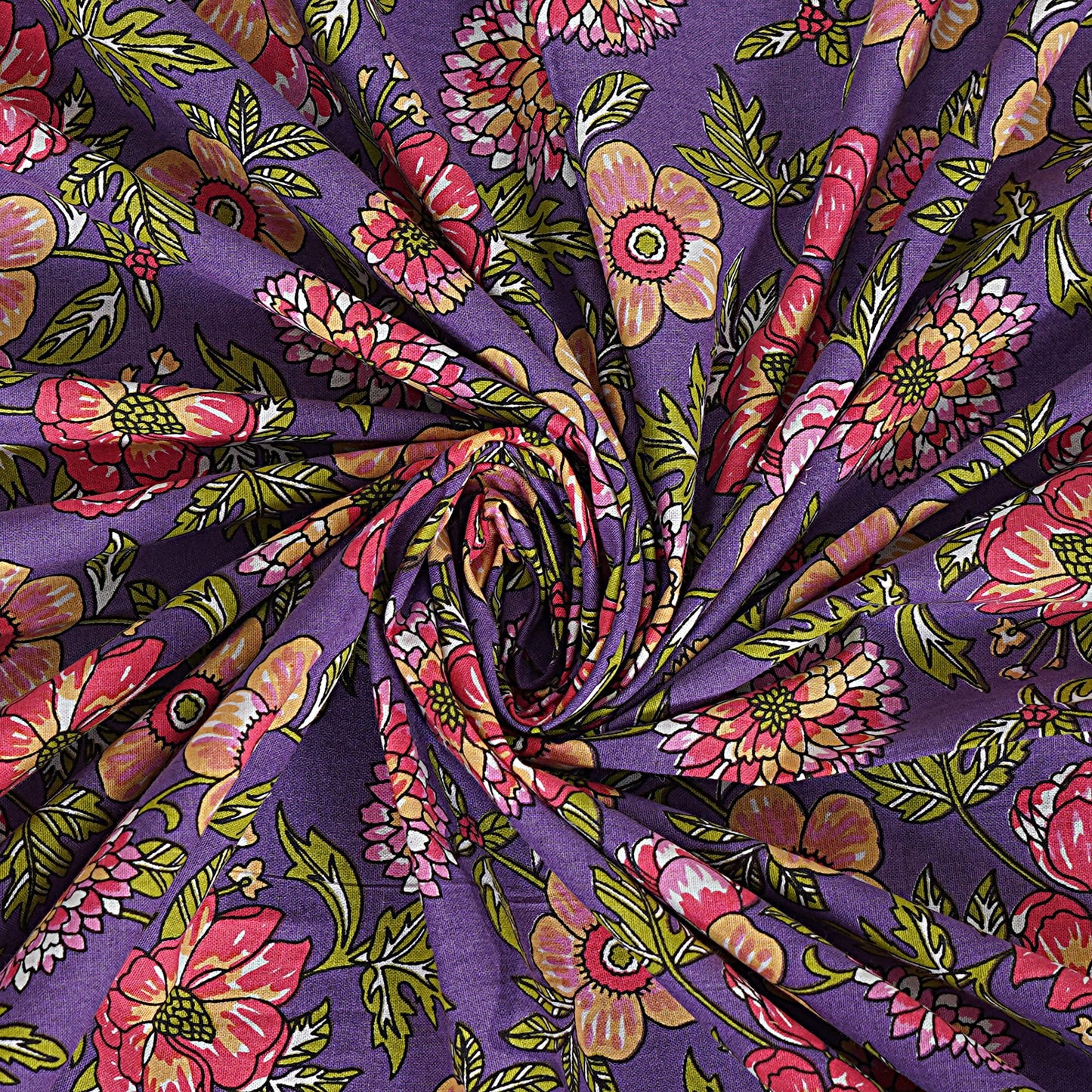 Rajasthan Royal Super Fine Cotton Block Print King Size Bedsheet
