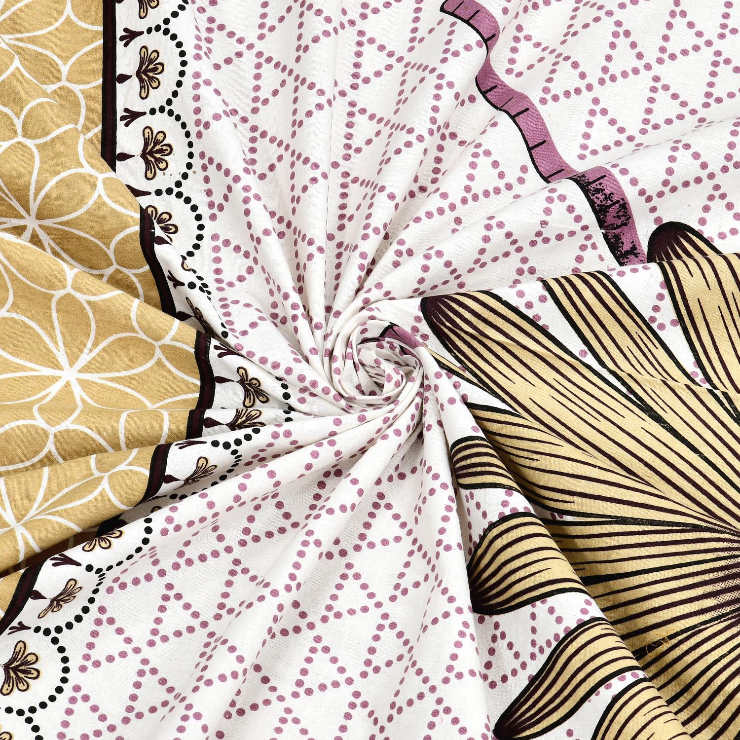 Rajasthan Royal Super Fine Cotton Block Print King Size Bedsheet