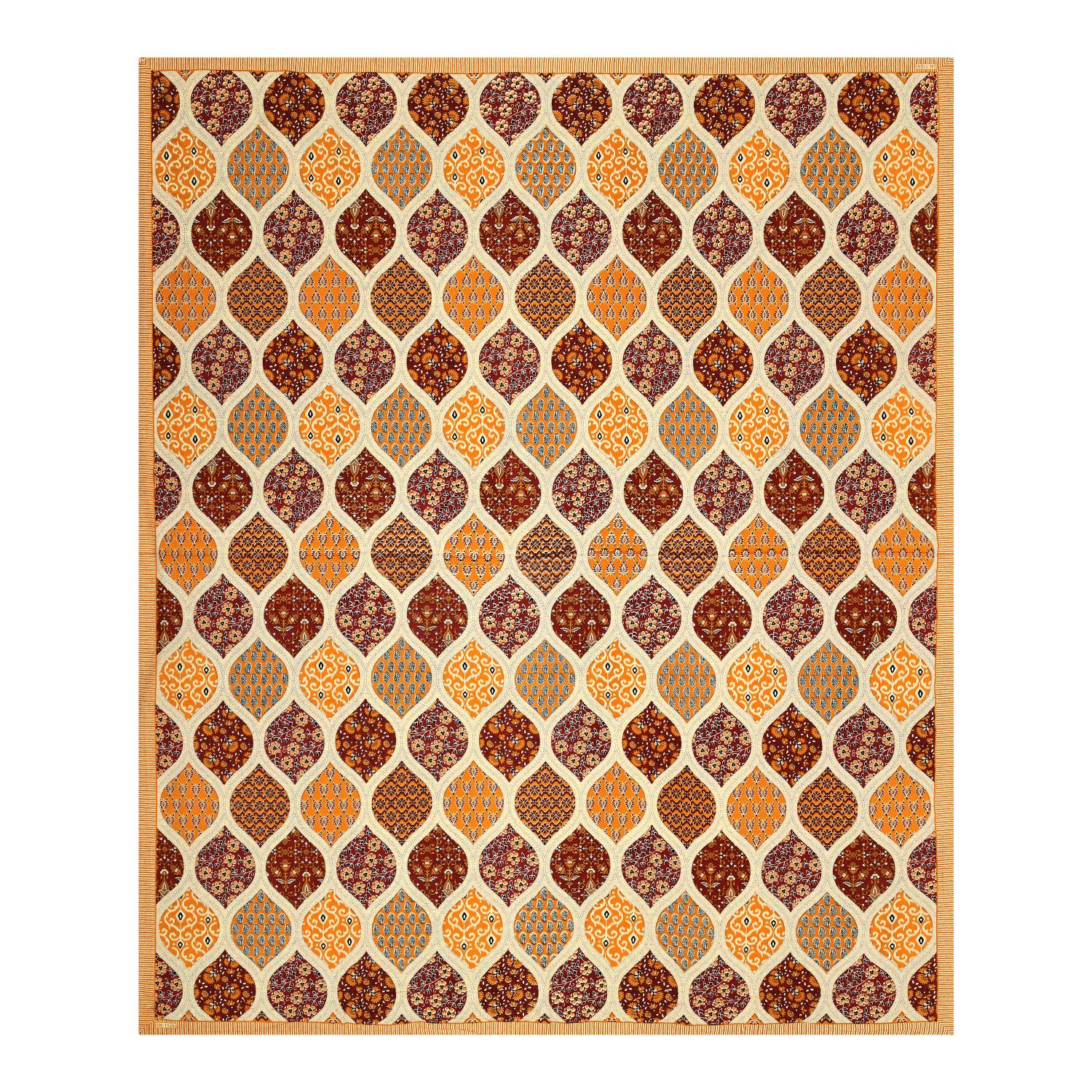 Rajasthani Cotton King Size Printed Flat Bedsheet  90*108 With 2 Zipper Pillow Cover
