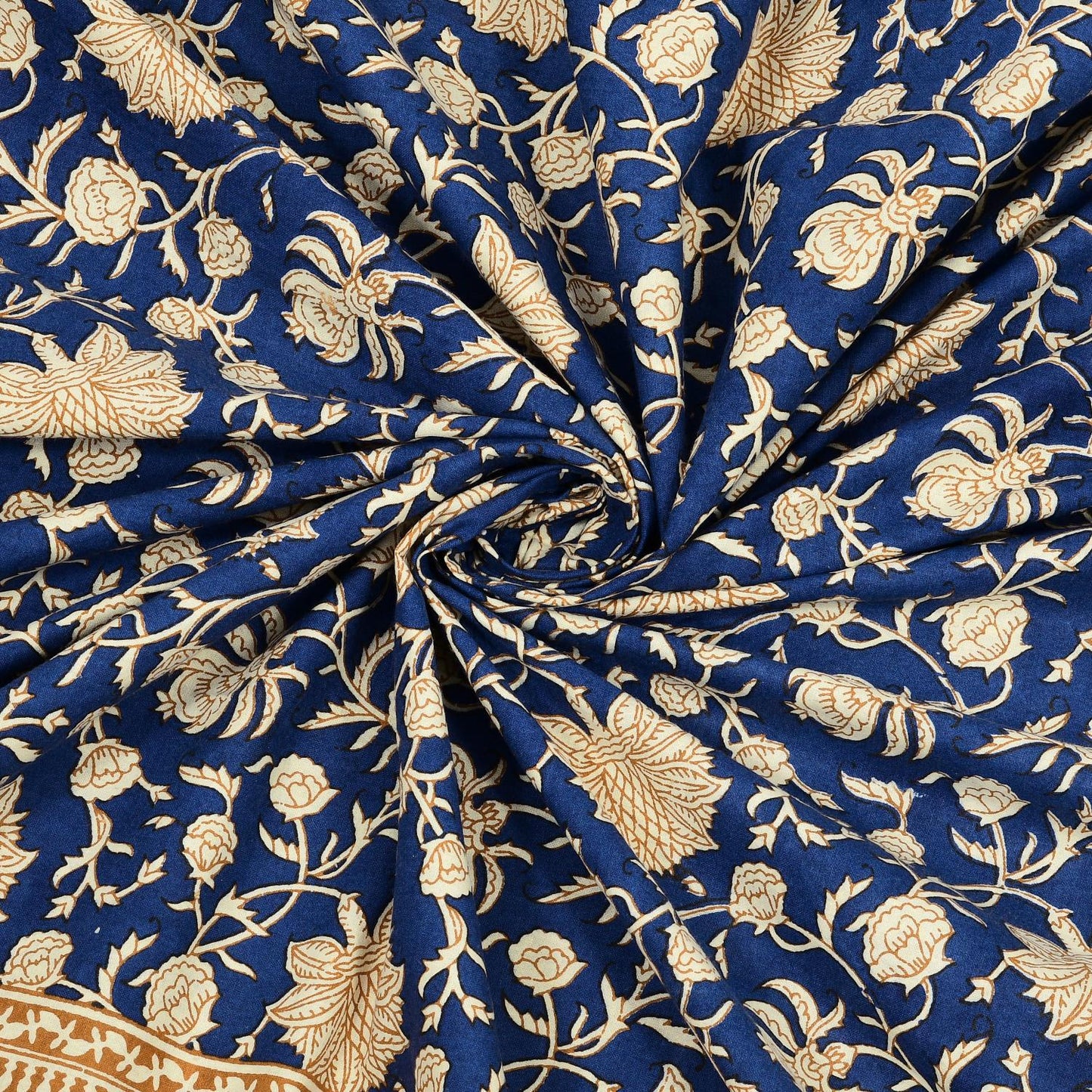 Rajasthani Cotton King Size Printed Flat Bedsheet  90*108 With 2 Zipper Pillow Cover