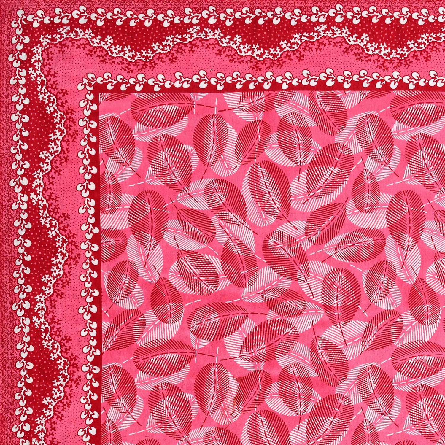 Jaipuri Cotton Double  Flat Bedsheet  With 2 Pillow Cover
