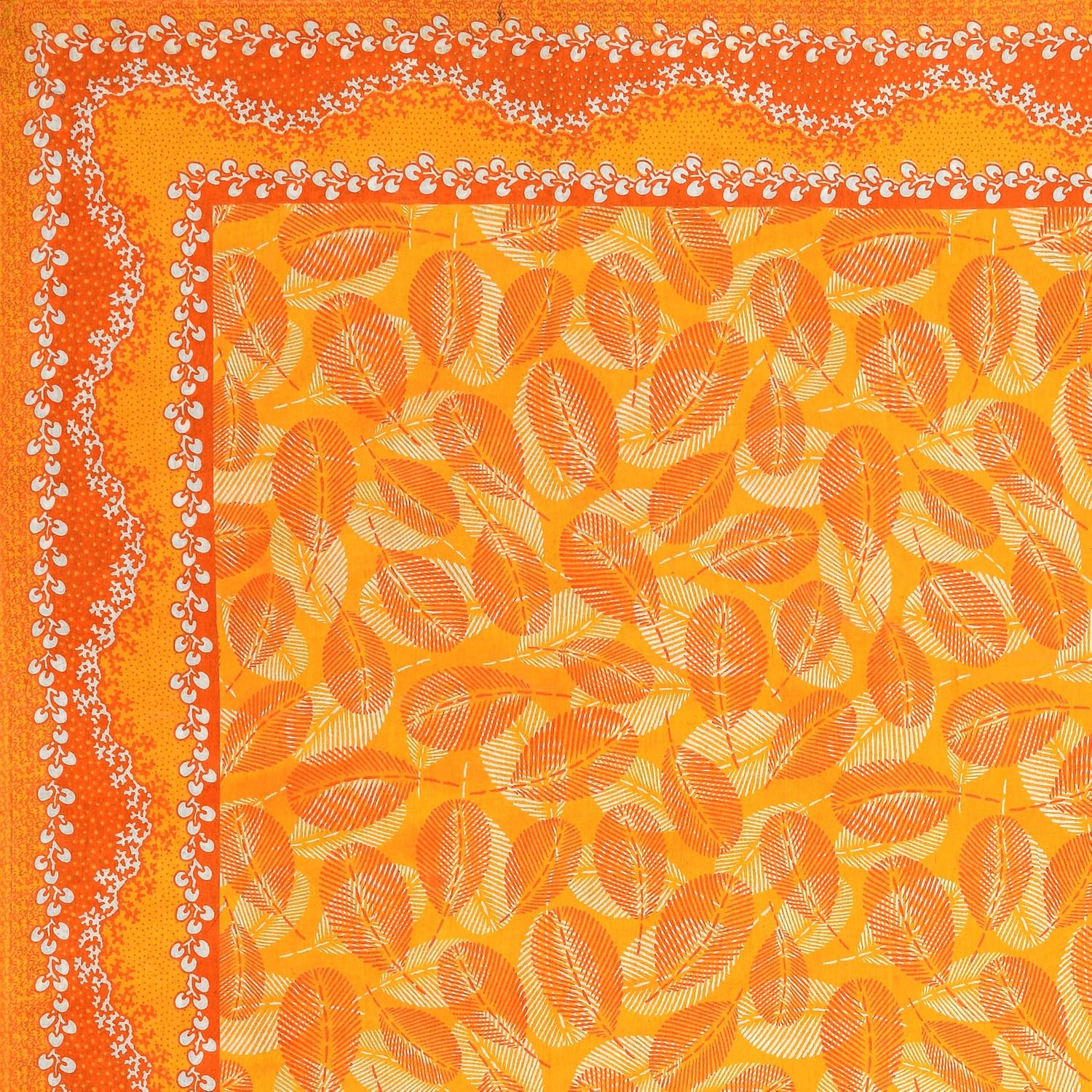 Jaipuri Cotton Double  Flat Bedsheet  With 2 Pillow Cover