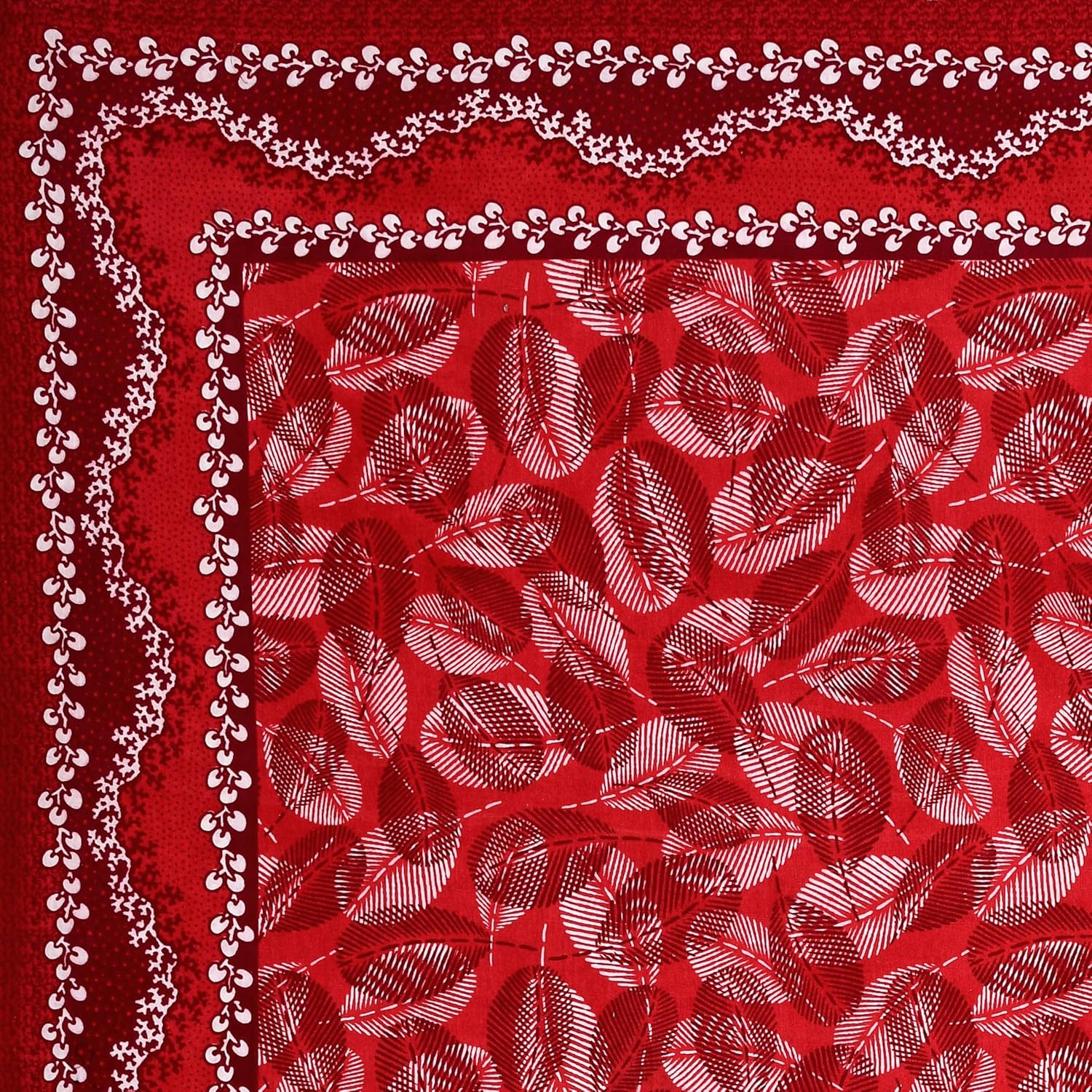 Jaipuri Cotton Double  Flat Bedsheet  With 2 Pillow Cover