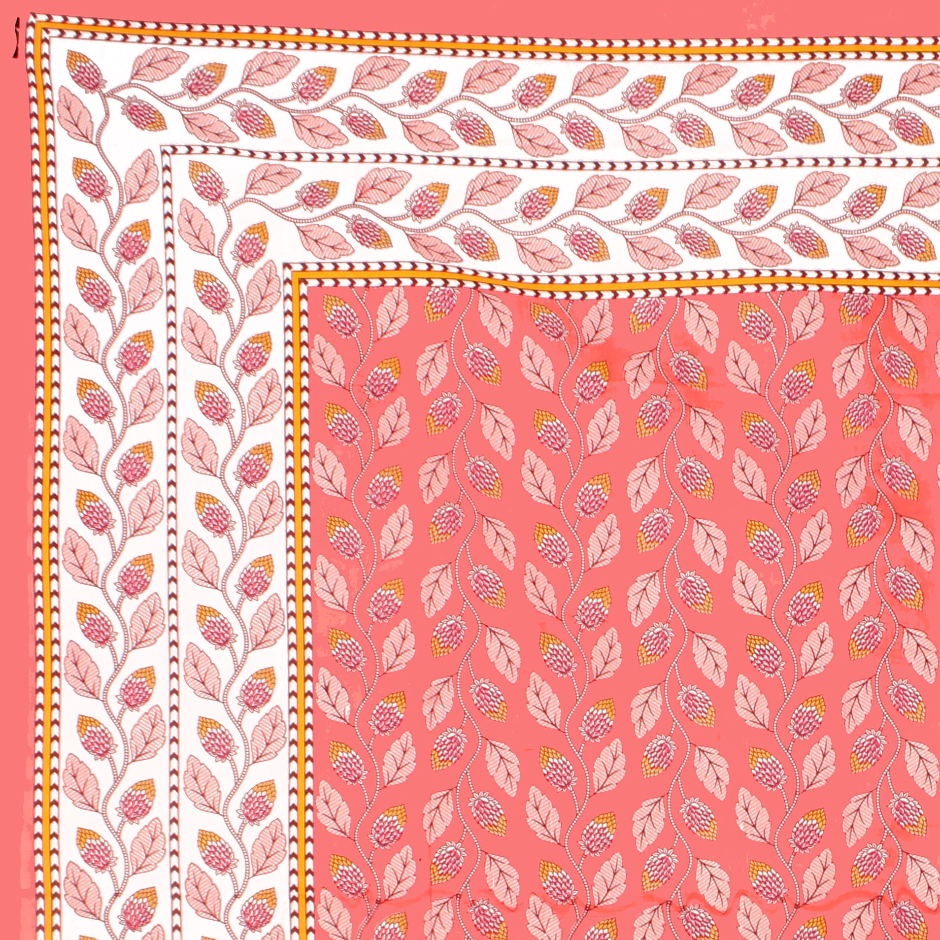 Rajasthani Jaipuri Traditional Double Bed Bedsheet with 2 Pillow Covers
