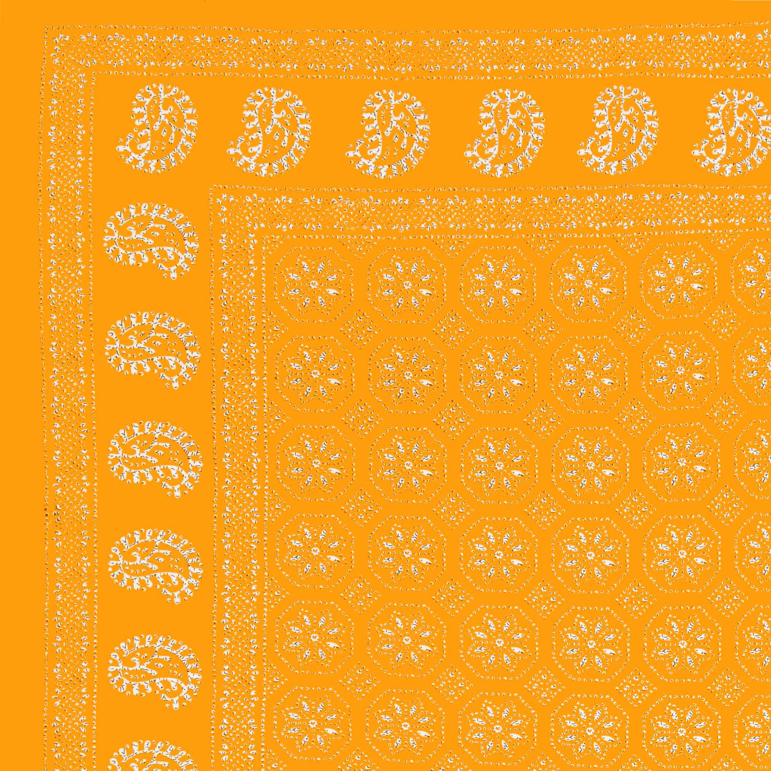 Rajasthani Jaipuri Traditional Double Bed Bedsheet with 2 Pillow Covers
