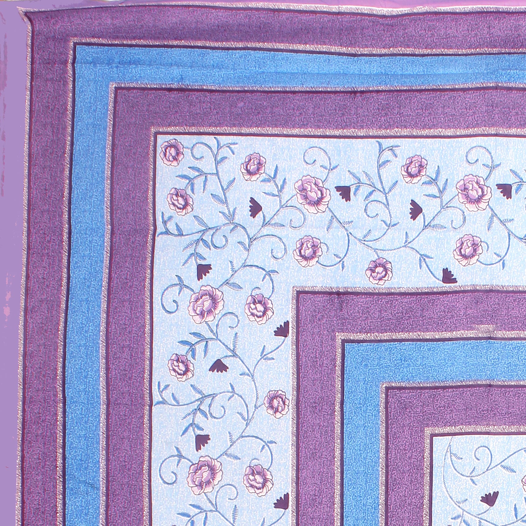 Rajasthani Jaipuri Traditional Double Bed Bedsheet with 2 Pillow Covers