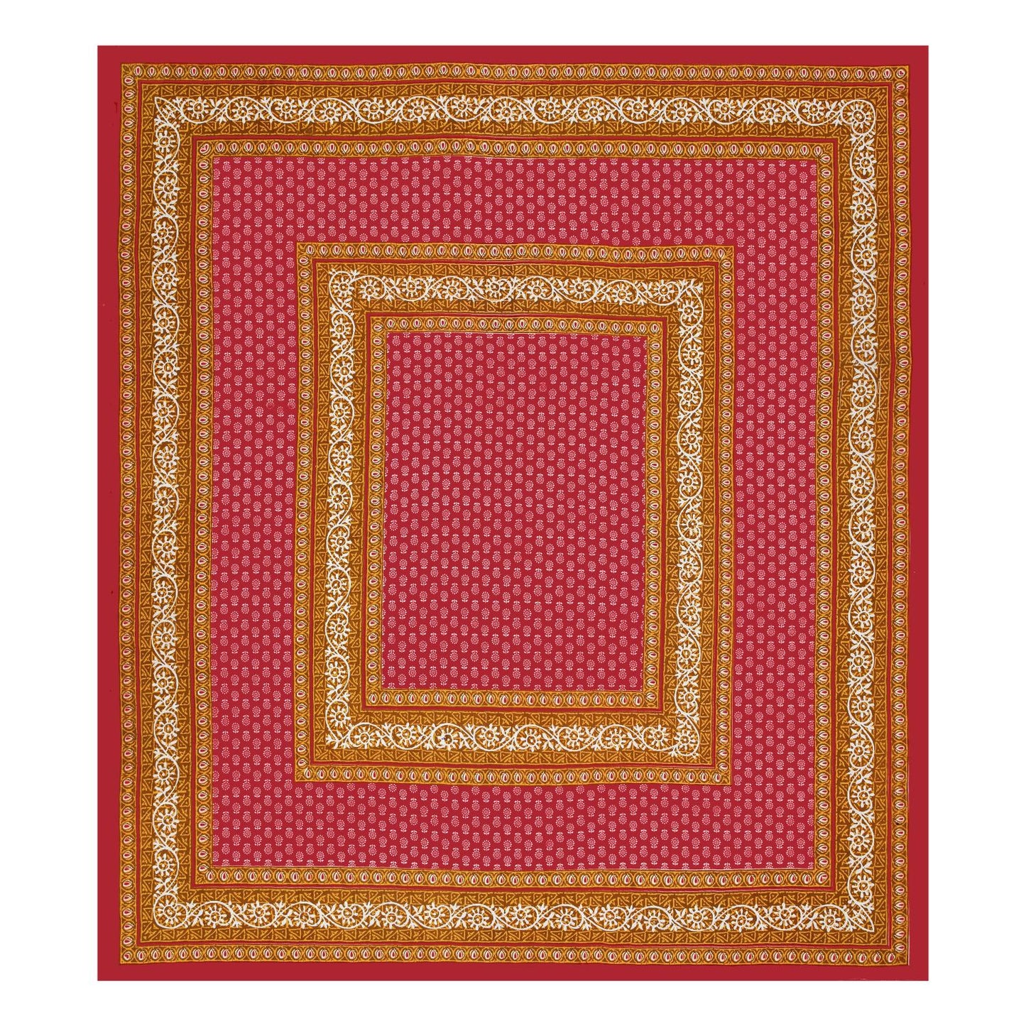 Rajasthani Jaipuri Traditional Double Bed Bedsheet with 2 Pillow Covers