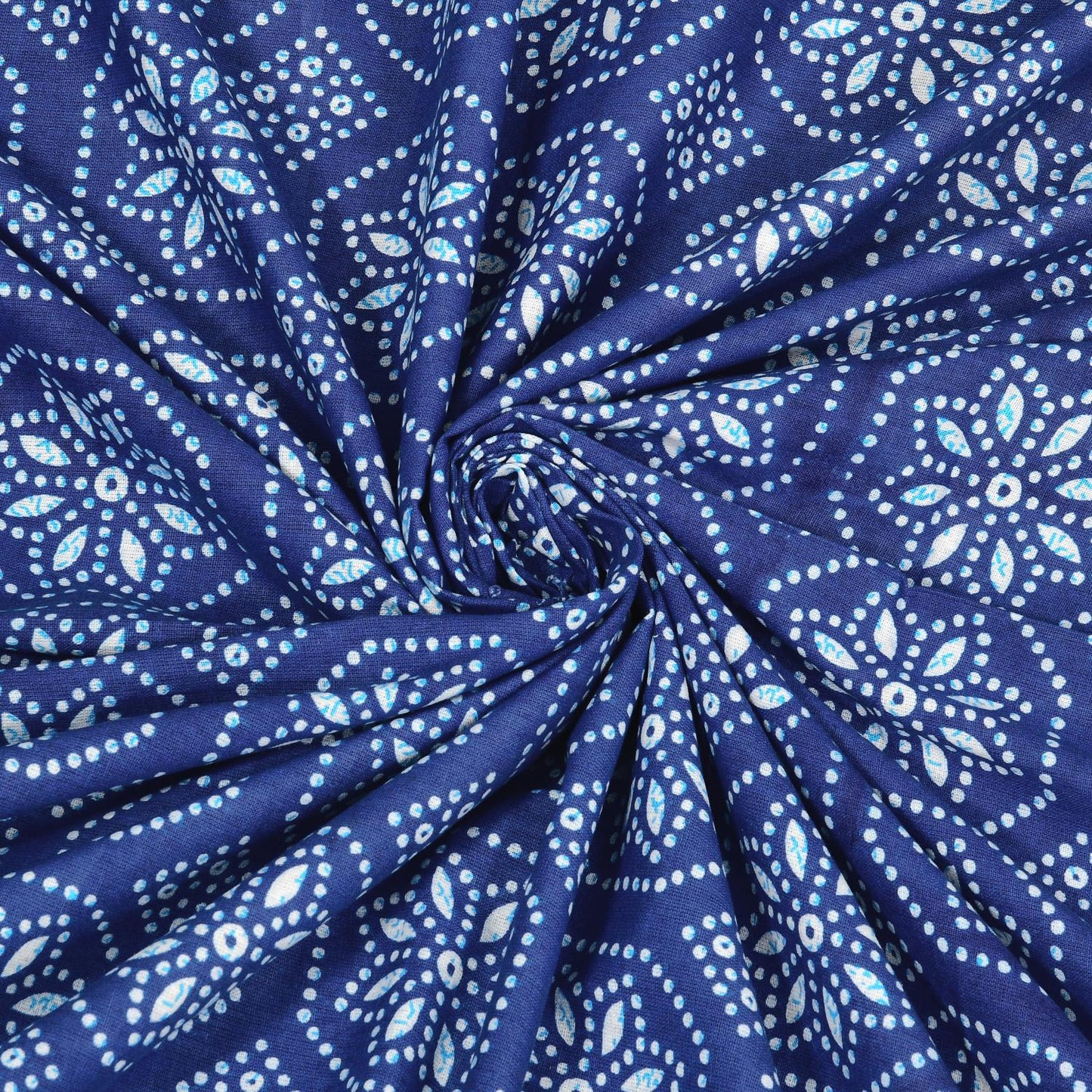Rajasthani Jaipuri Traditional Double Bed Bedsheet with 2 Pillow Covers