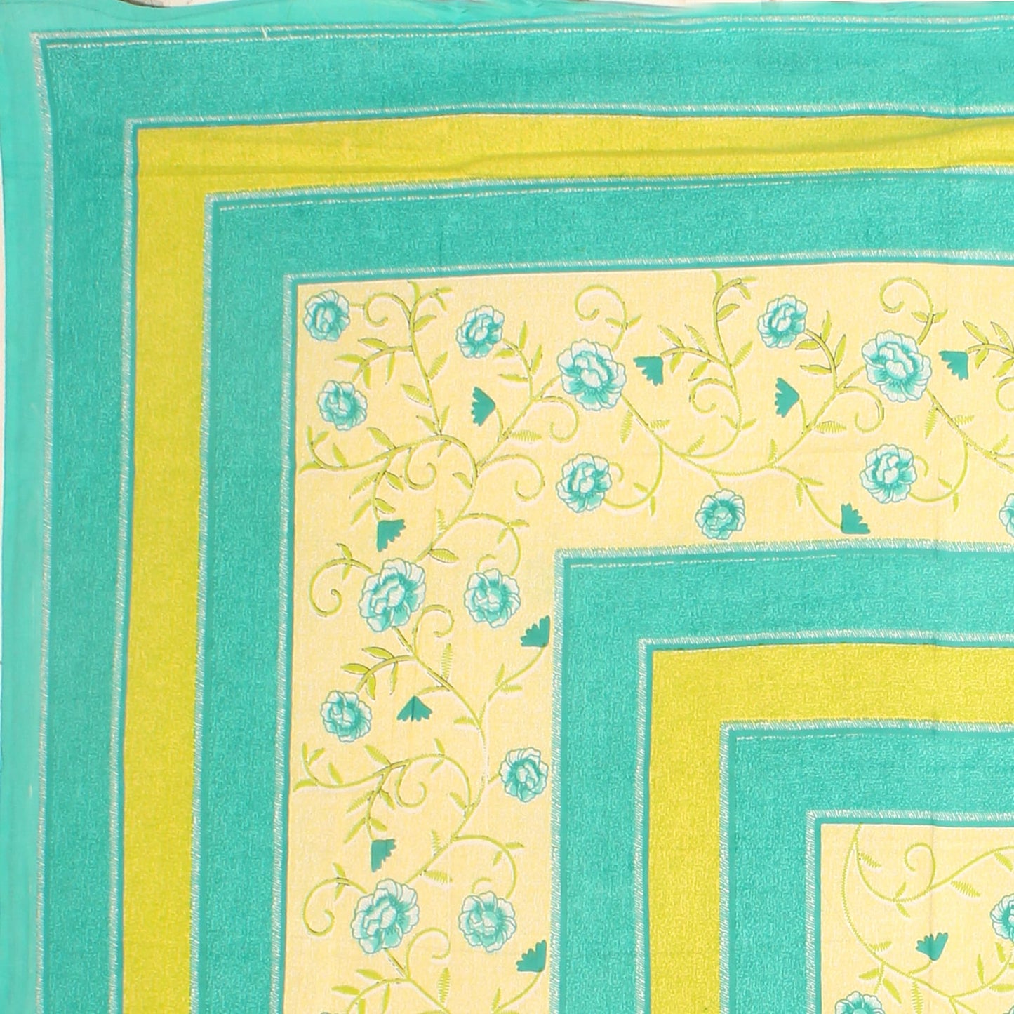 Rajasthani Jaipuri Traditional Double Bed Bedsheet with 2 Pillow Covers