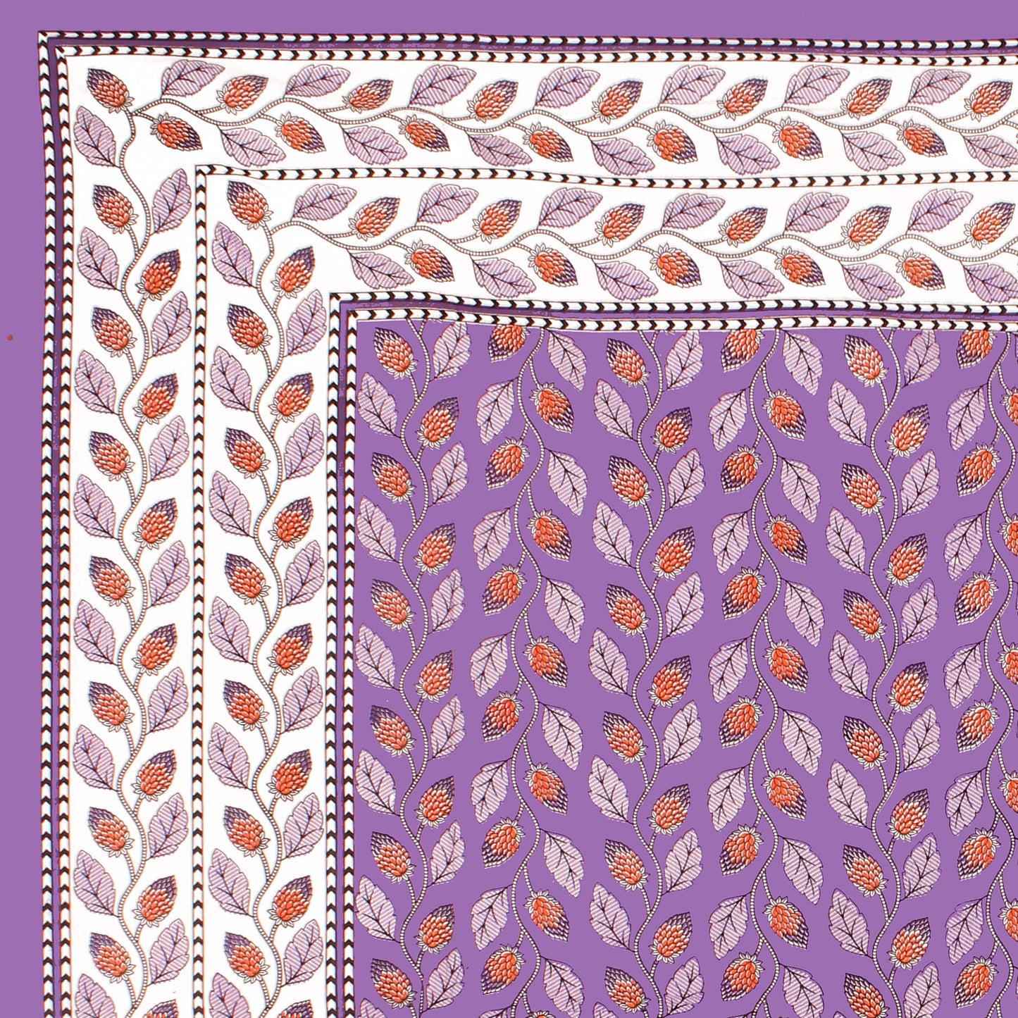 Rajasthani Jaipuri Traditional Double Bed Bedsheet with 2 Pillow Covers