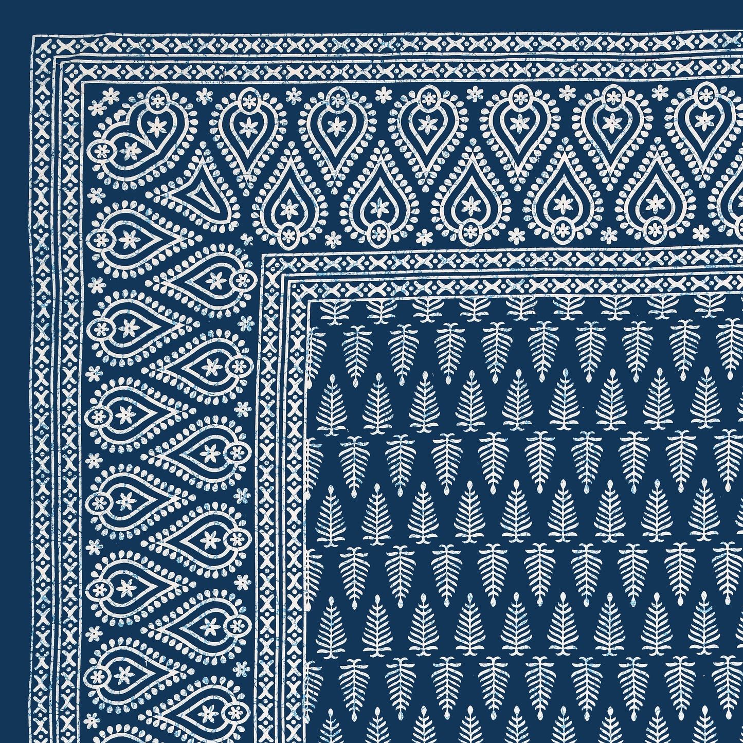 Rajasthani Jaipuri Traditional Double Bed Bedsheet with 2 Pillow Covers -