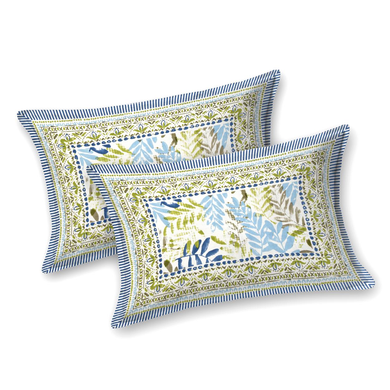 Rajasthani Jaipuri Traditional King Size Bed Bedsheet with 2 Pillow Covers