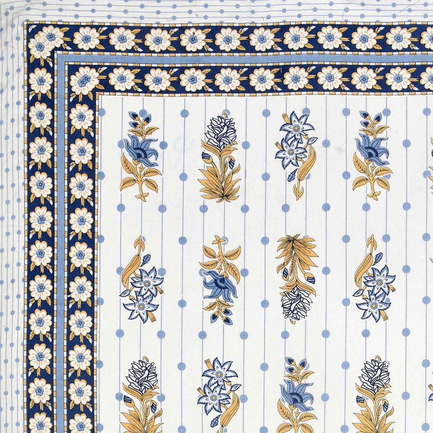 Rajasthani Jaipuri Traditional King Size Bed Bedsheet with 2 Pillow Covers
