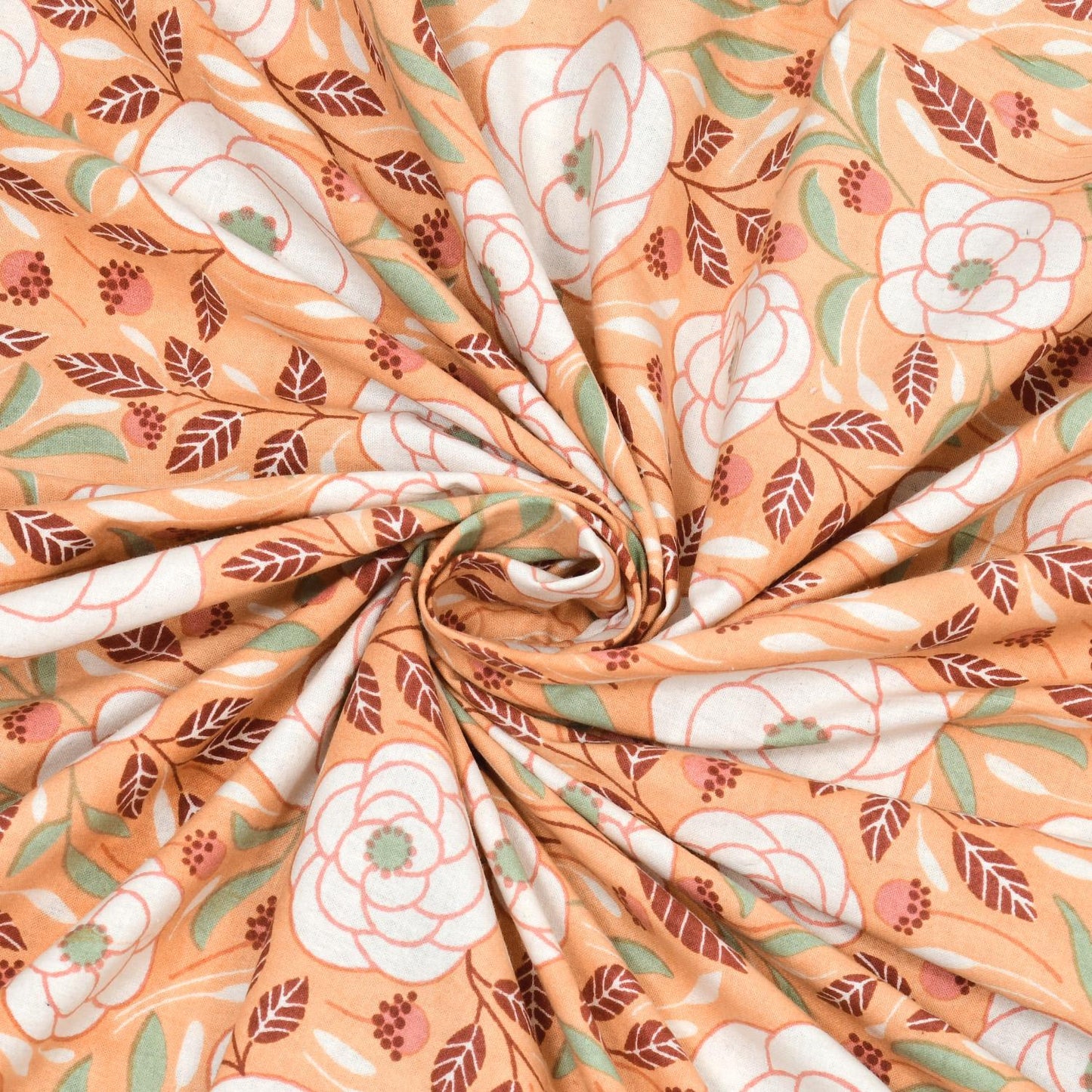 Rajasthani Jaipuri Traditional King Size Bed Bedsheet with 2 Pillow Covers