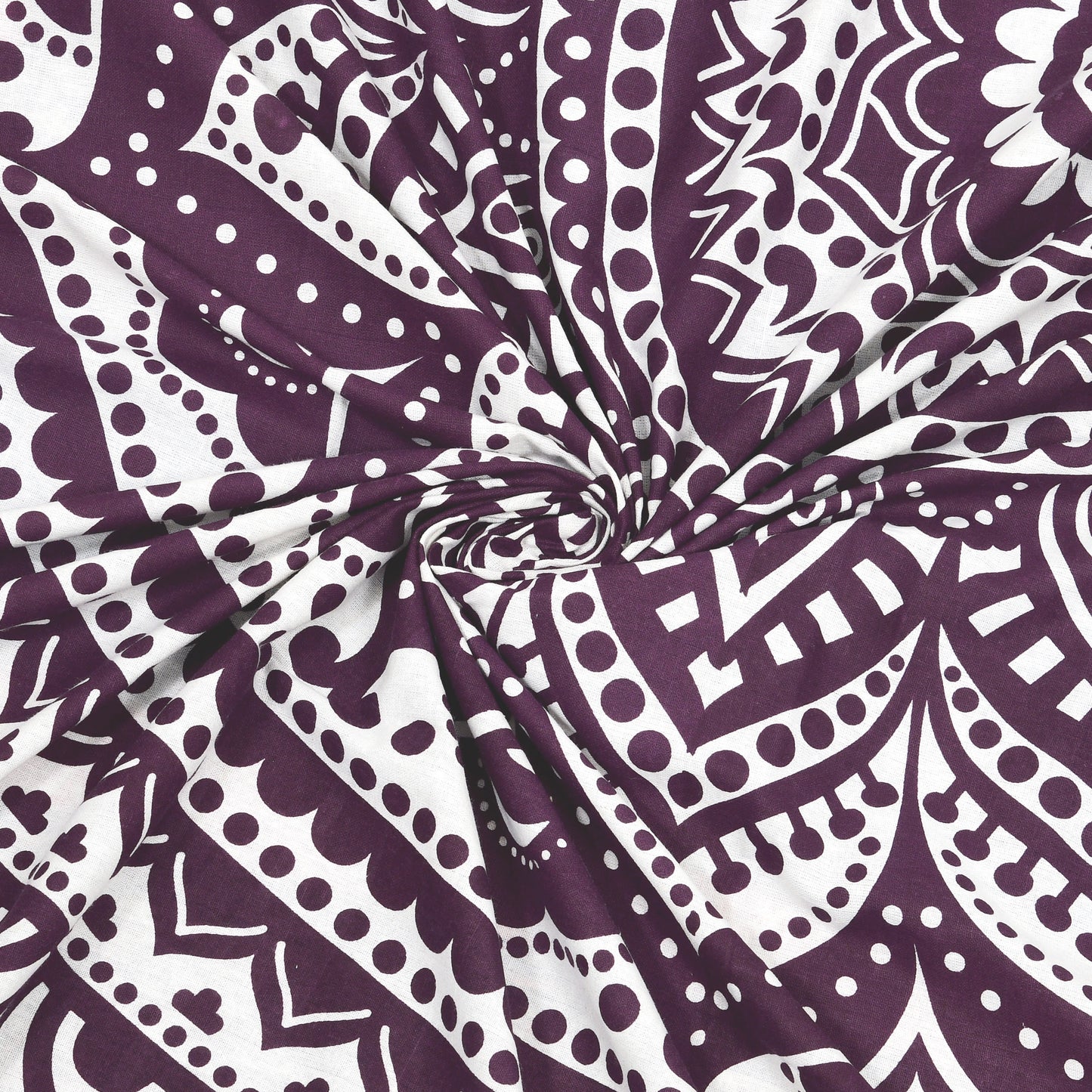 Rajasthani Print Cotton Double Bedsheet with 2 Pillow Covers