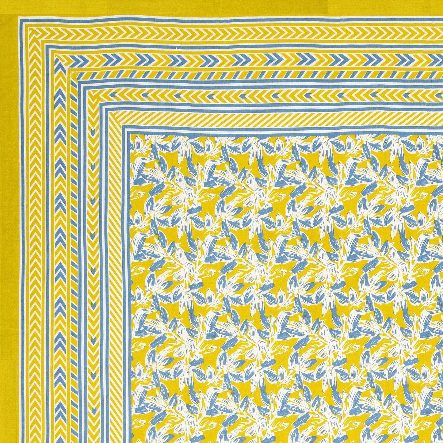 Rajasthani Print Cotton Double Bedsheet with 2 Pillow Covers