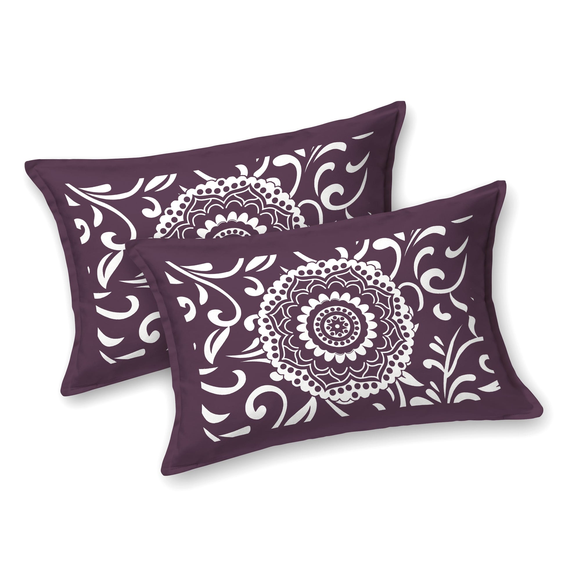 Rajasthani Print Cotton Double Bedsheet with 2 Pillow Covers