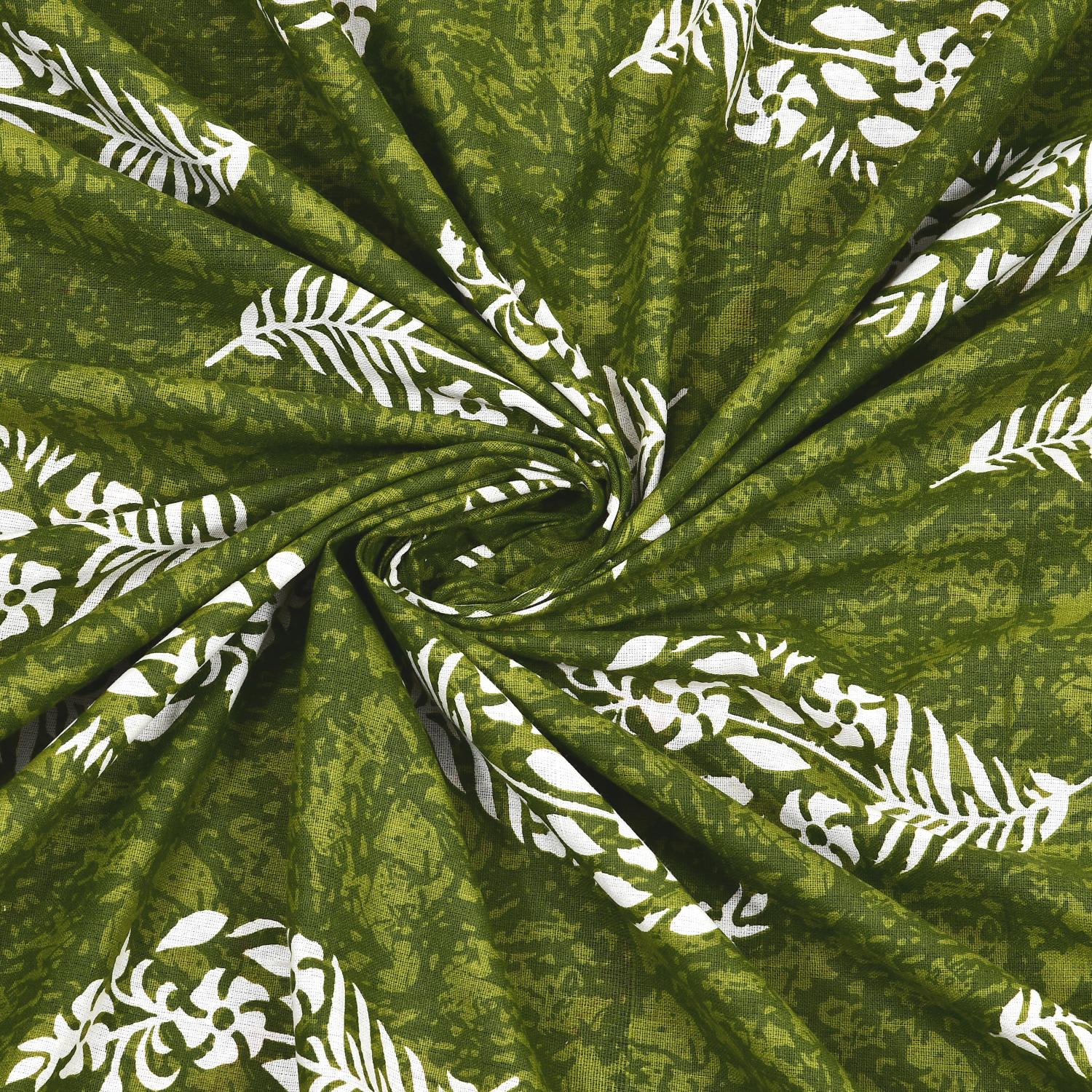 Rajasthani Print Cotton Double Bedsheet with 2 Pillow Covers