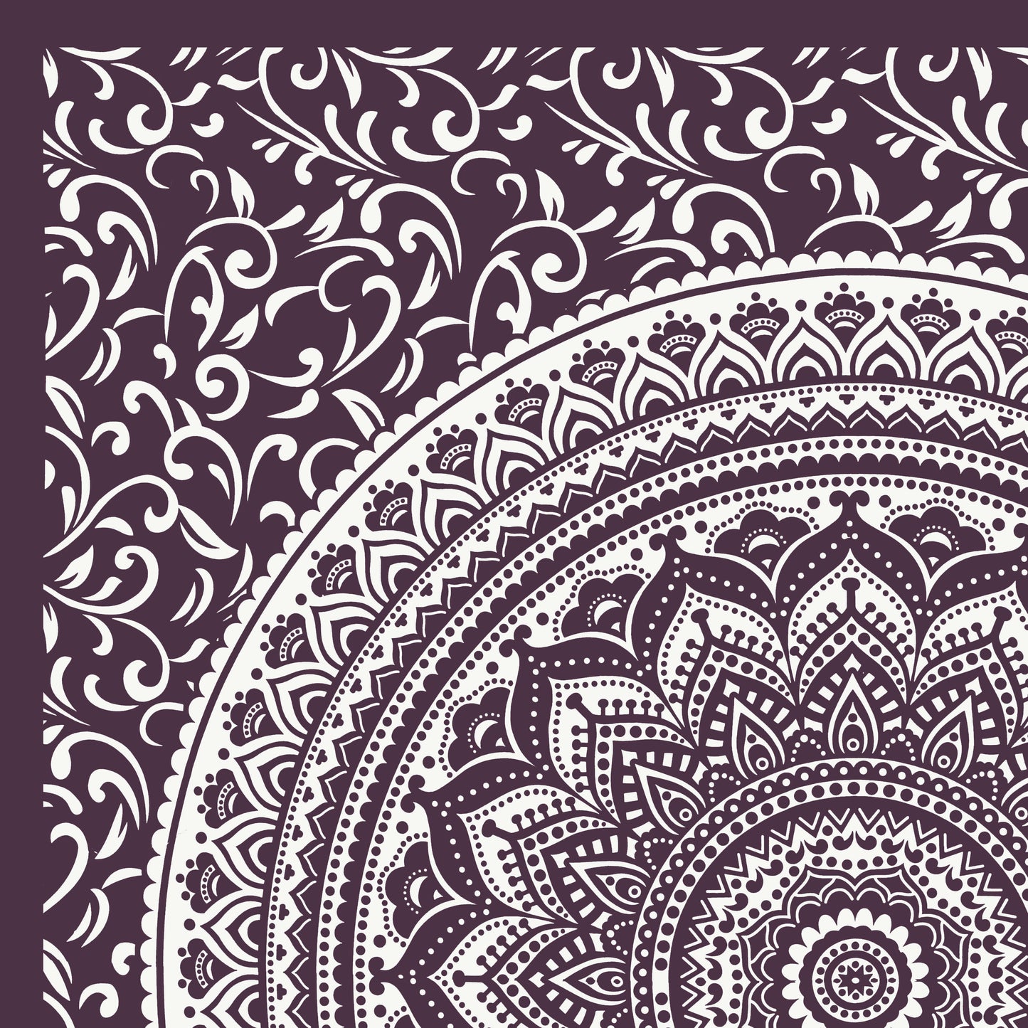 Rajasthani Print Cotton Double Bedsheet with 2 Pillow Covers