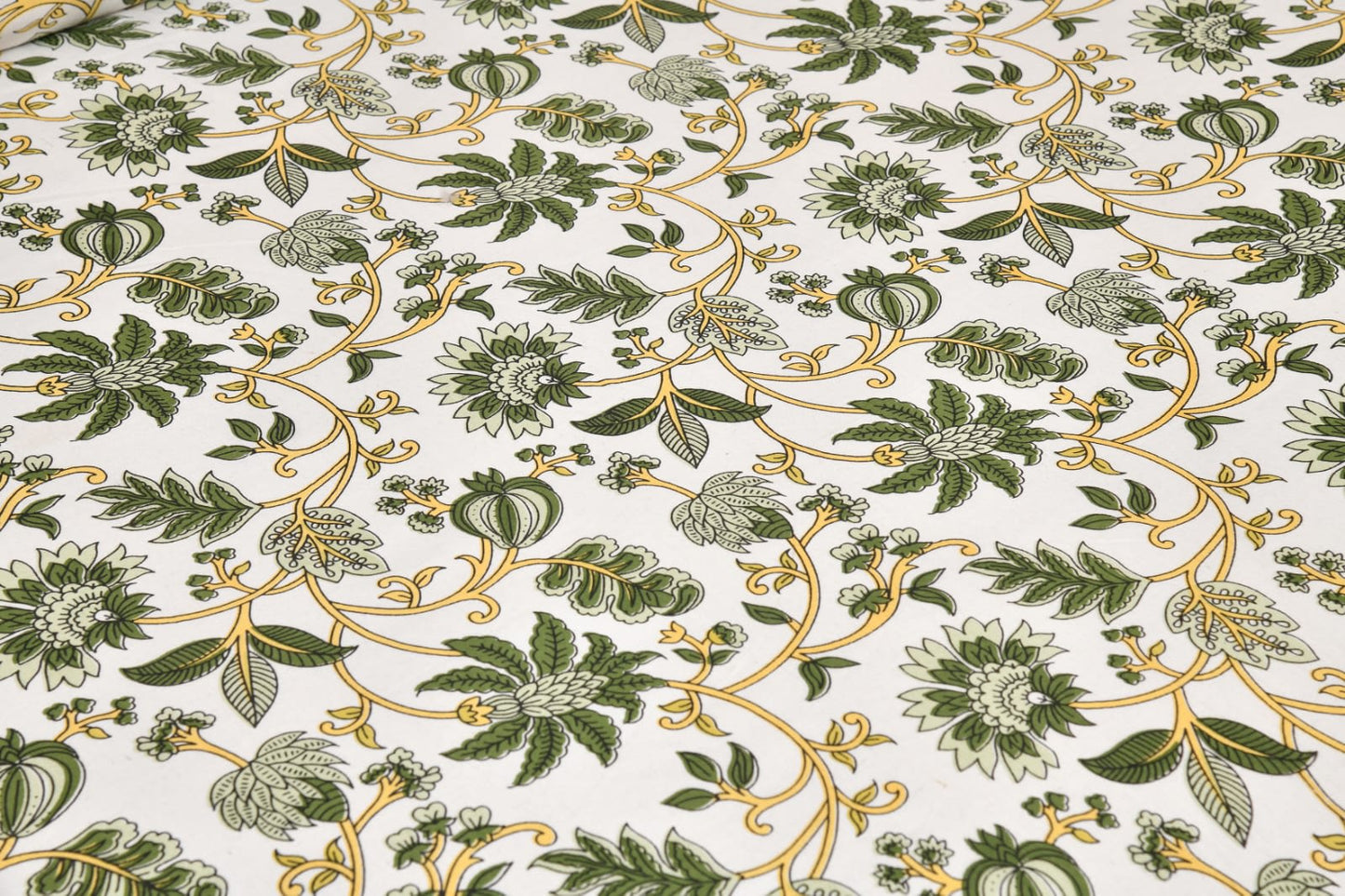 Rajasthan Royal Super Fine Cotton Block Print King Size Bedsheet