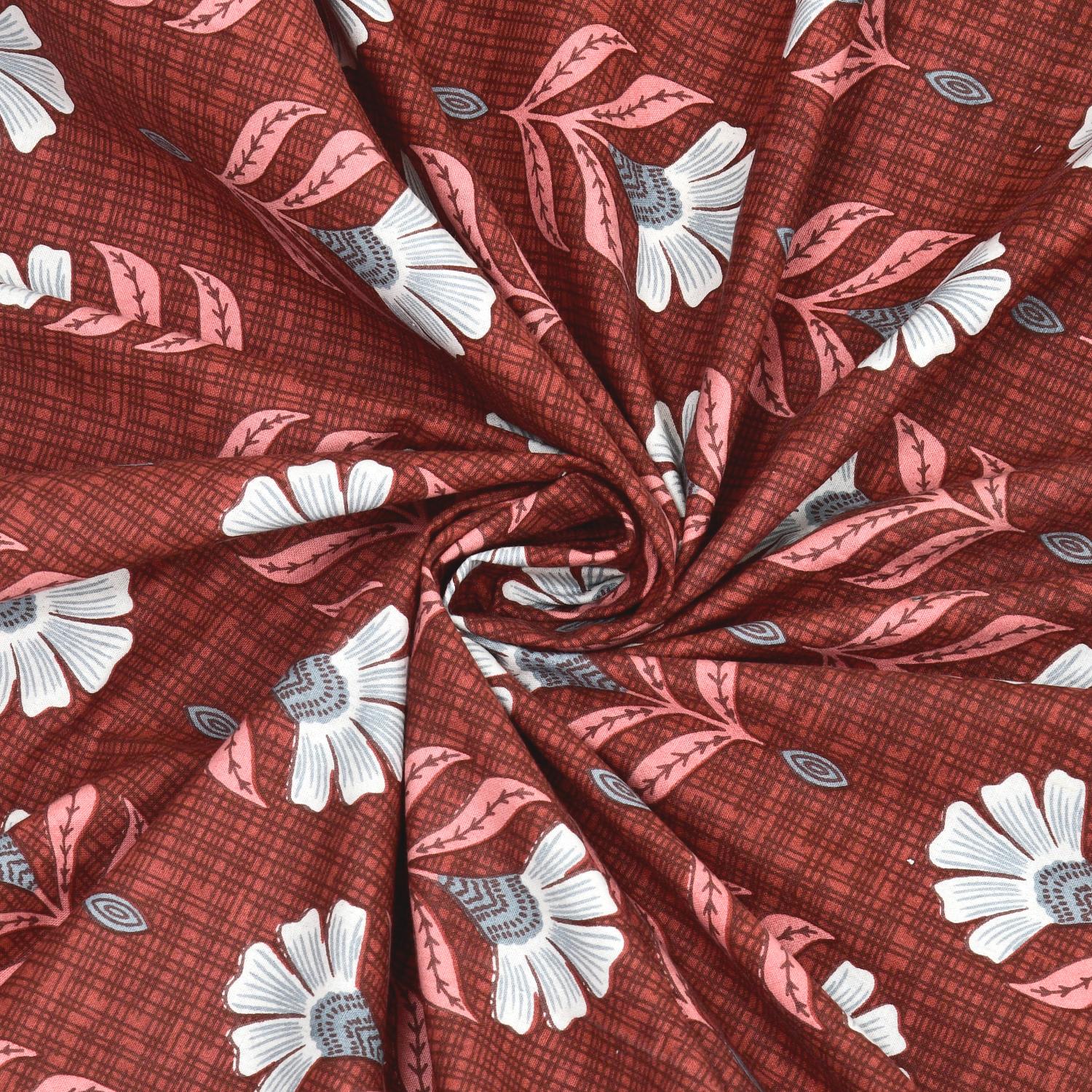Rajasthan Royal Super Fine Cotton Block Print King Size Bedsheet