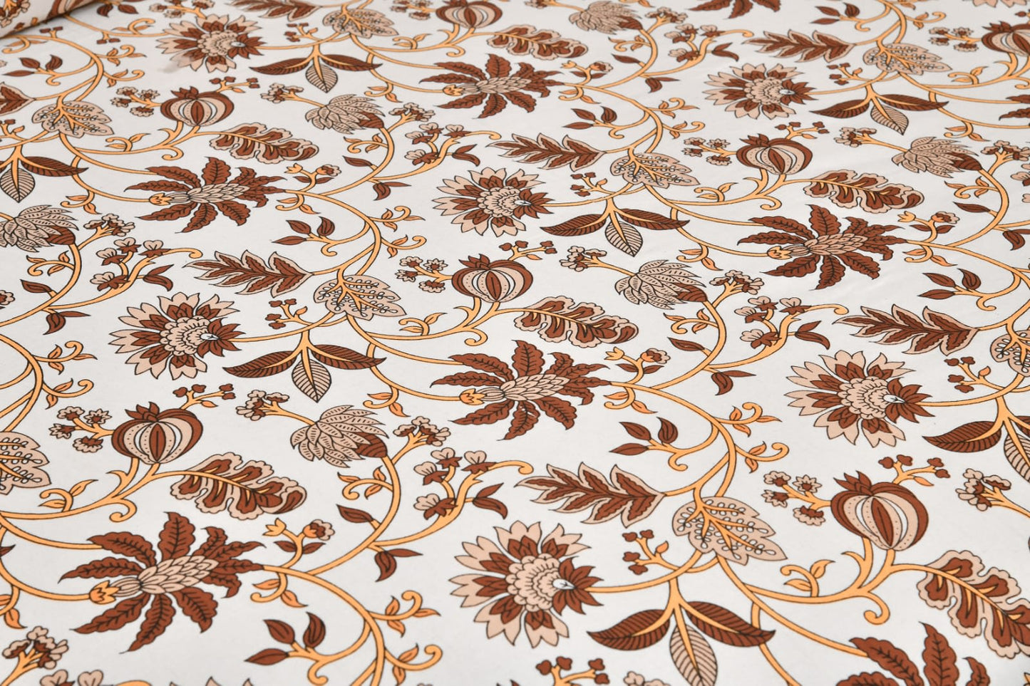 Rajasthan Royal Super Fine Cotton Block Print King Size Bedsheet