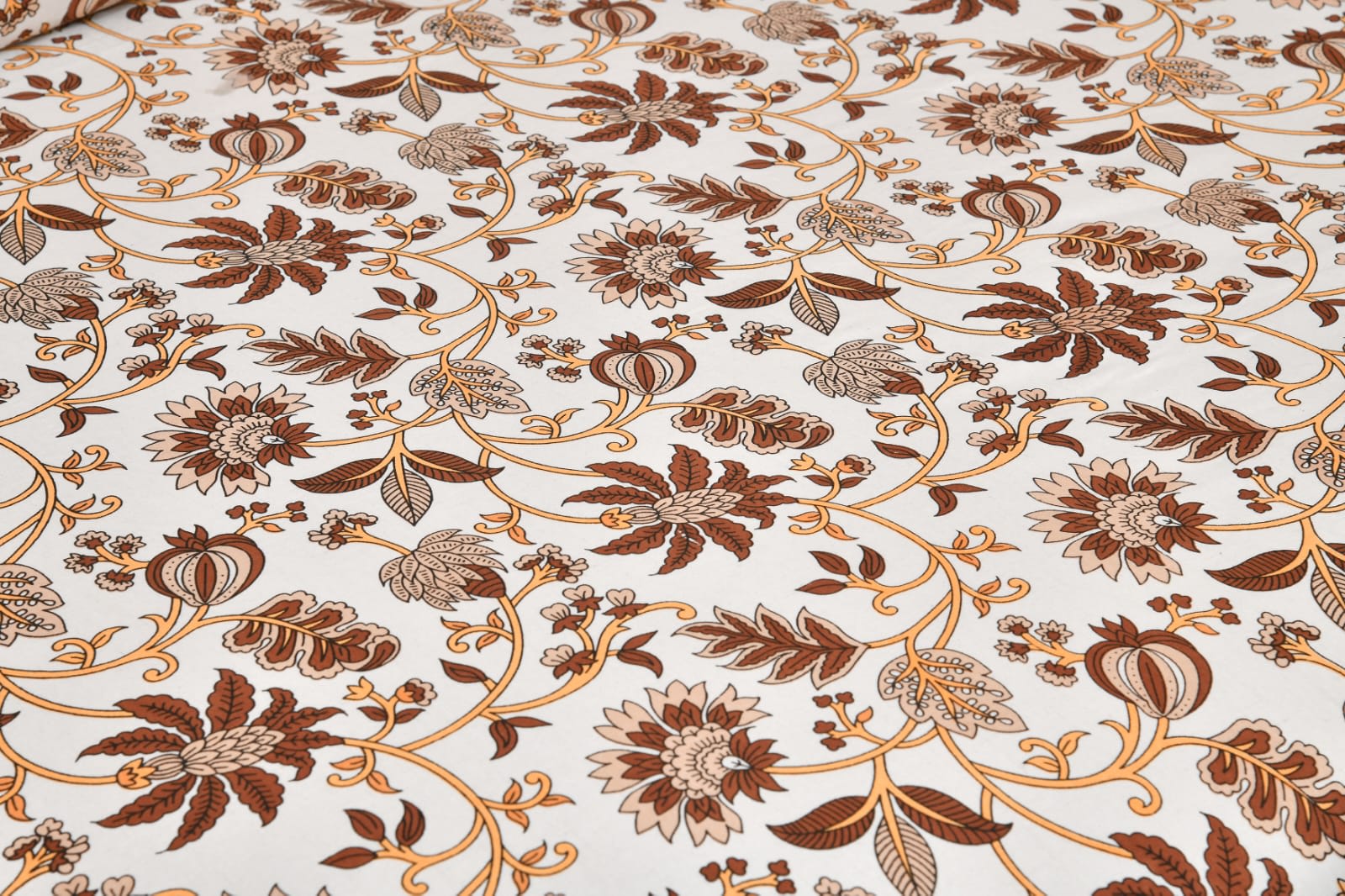 Rajasthan Royal Super Fine Cotton Block Print King Size Bedsheet