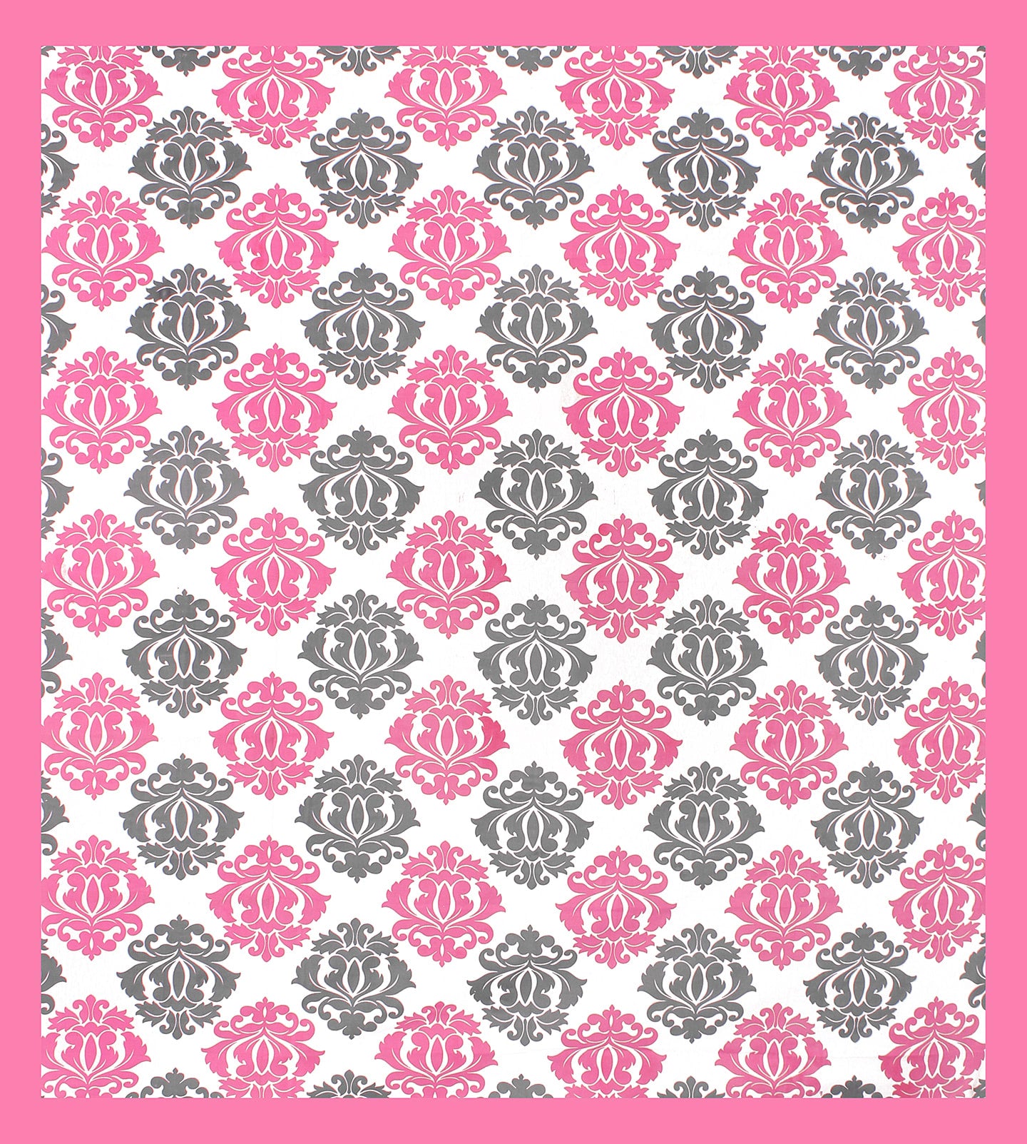 Jaipuri Prints Cotton Double Bedsheet (Pink)