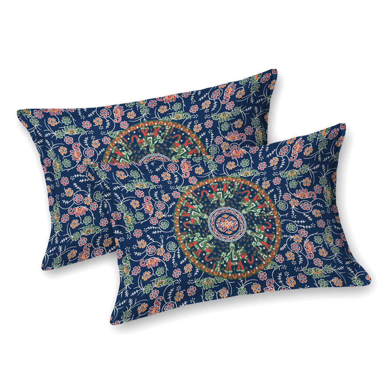 Rajasthan Royal Super Fine Cotton Block Print King Size Bedsheet